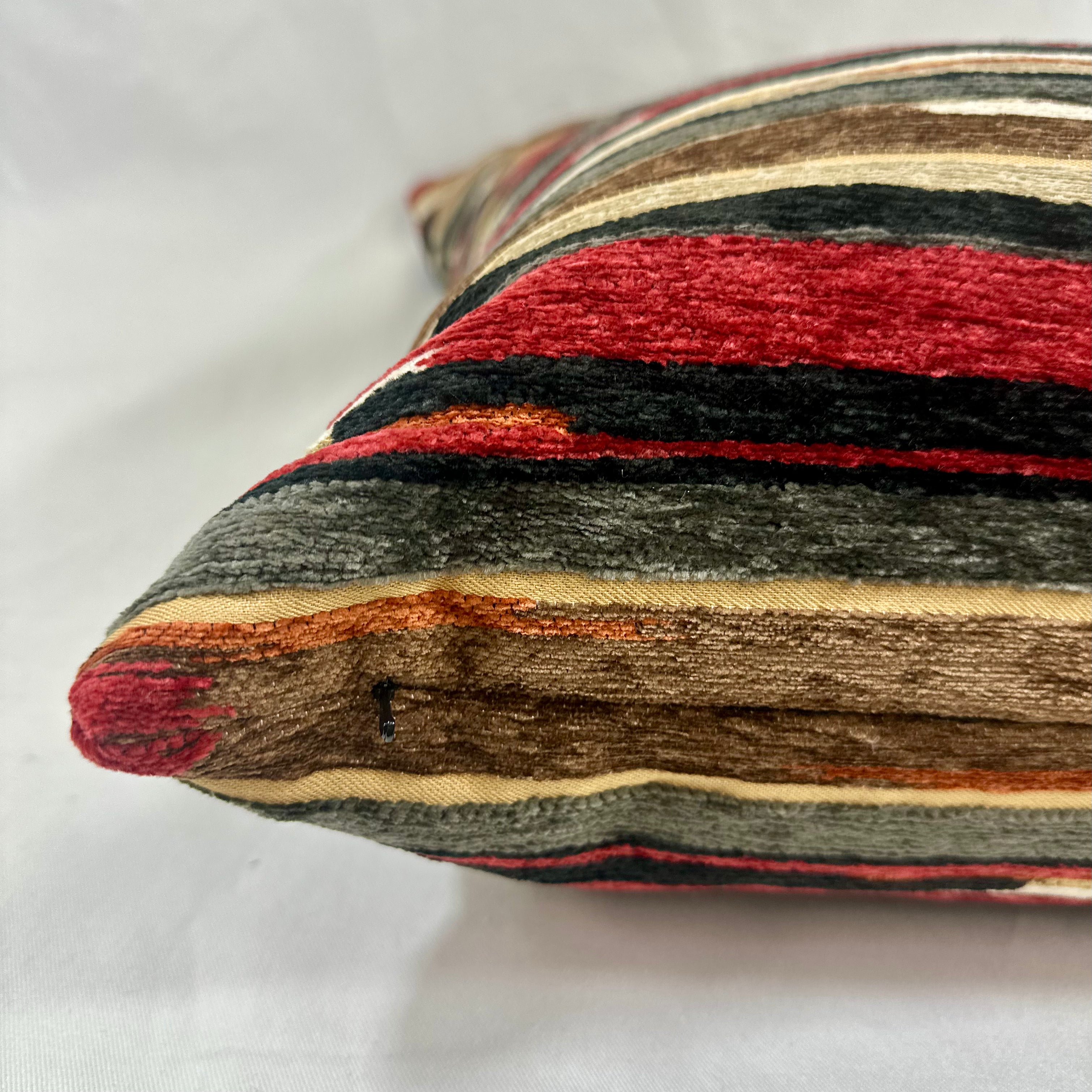 Luxury Pillow – 24" × 24" – Vivid Cayenne (Double Sided)