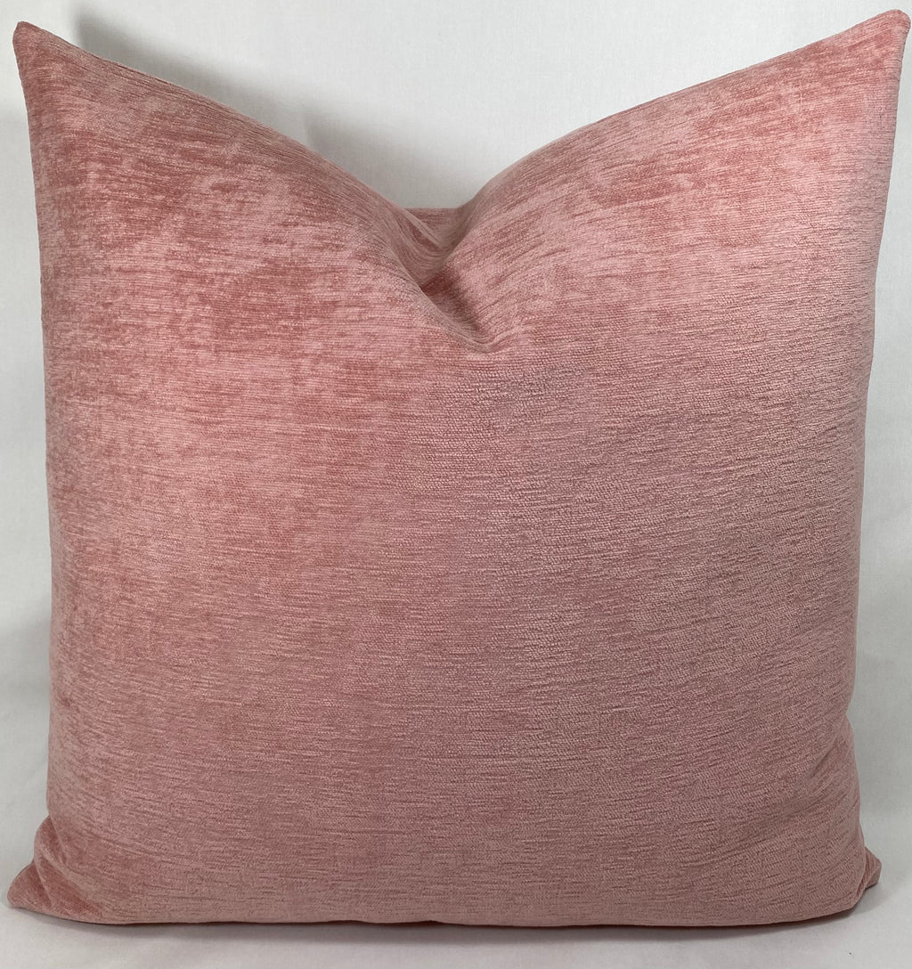 Luxury Pillow - 24” x 24”- Blush Crush