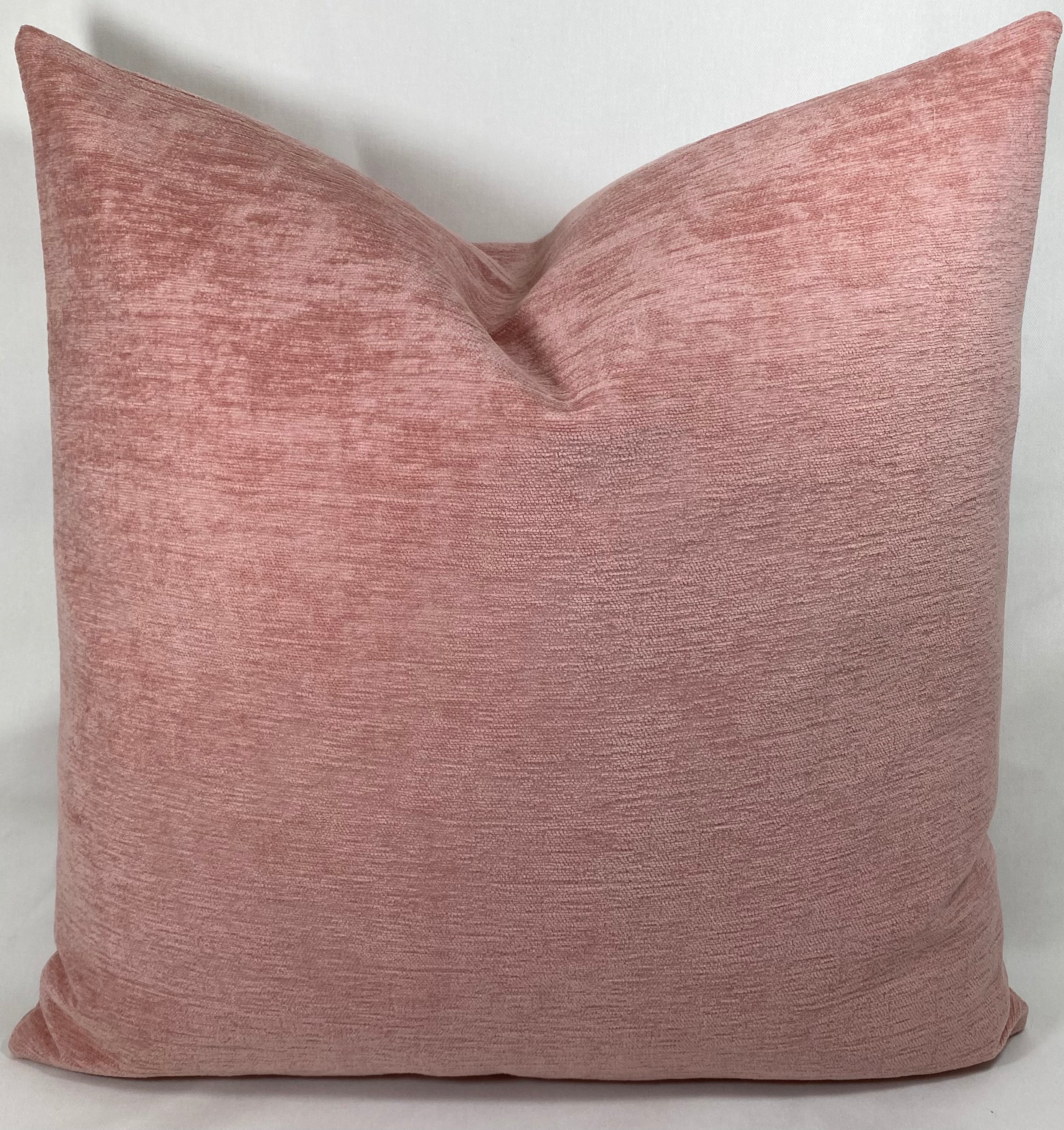 Luxury Pillow - 24” x 24”- Blush Crush