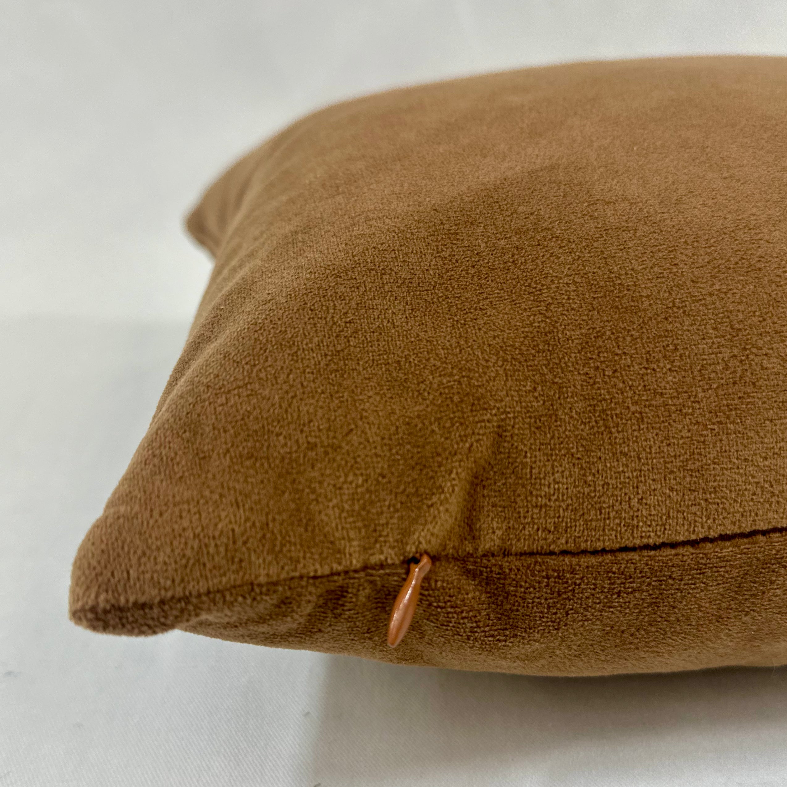 Luxury Lumbar Pillow – 24" × 14" – Bella Cognac