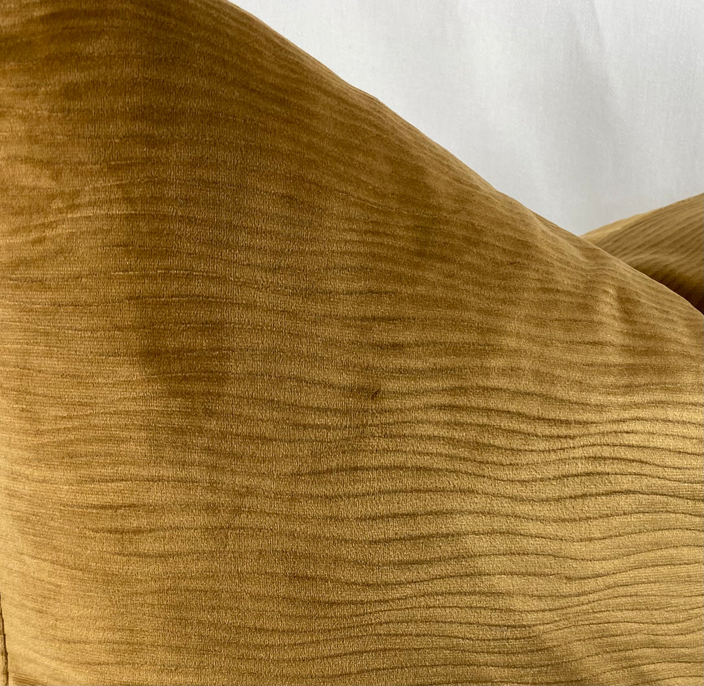Luxury Pillow – 24" × 24" – Stream Walnut