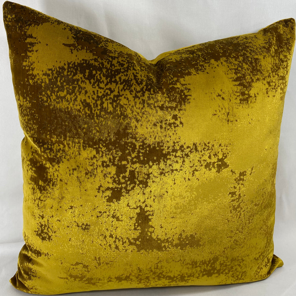 Luxury Pillow - 24" x 24"- Grated Ochre