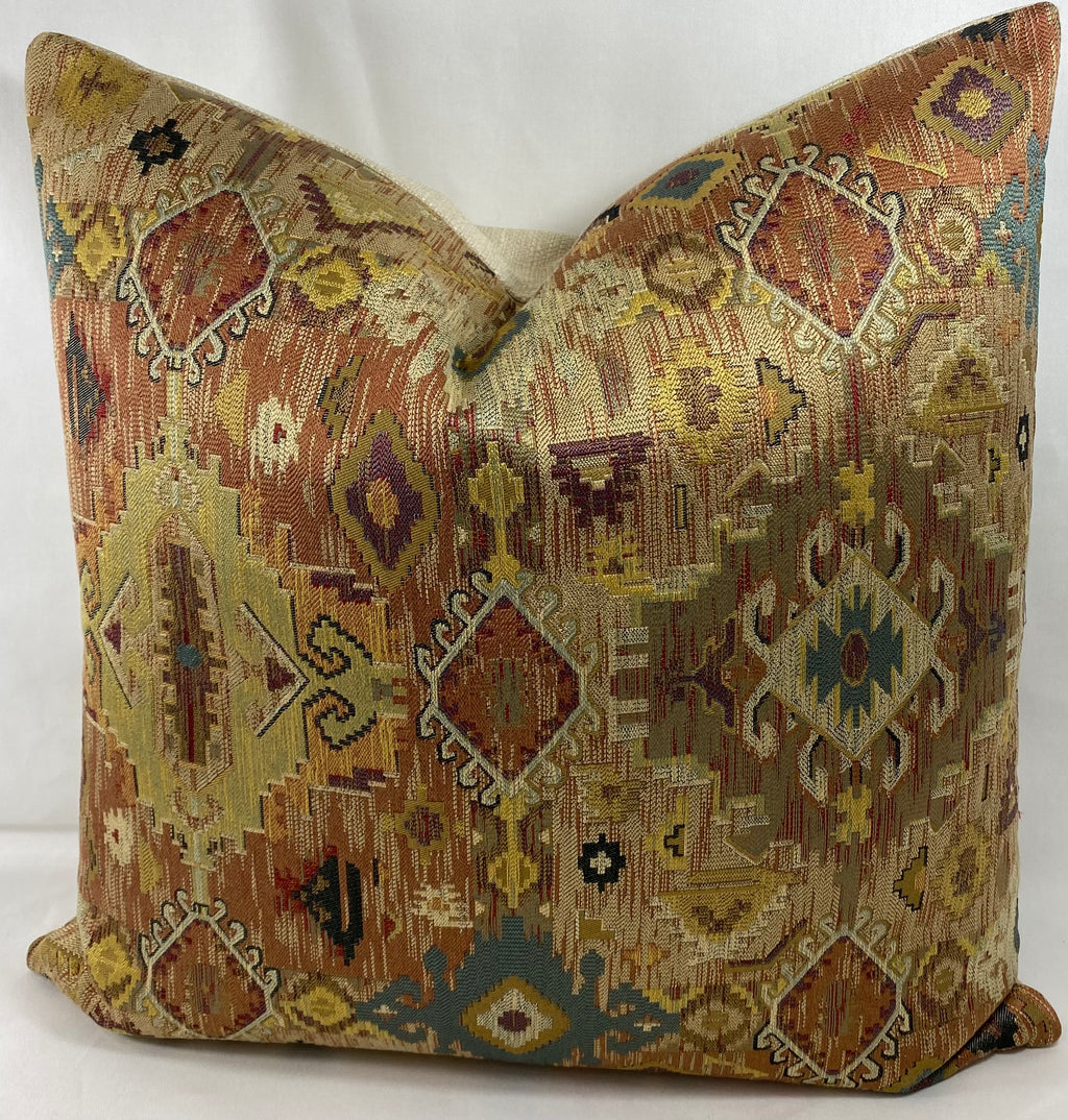 Luxury Pillow - 24" x 24" - Zepher Terracotta