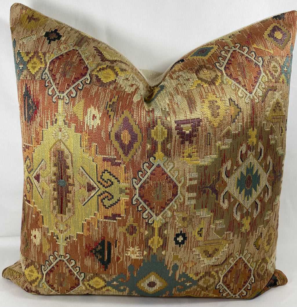 Luxury Pillow - 24" x 24" - Zepher Terracotta