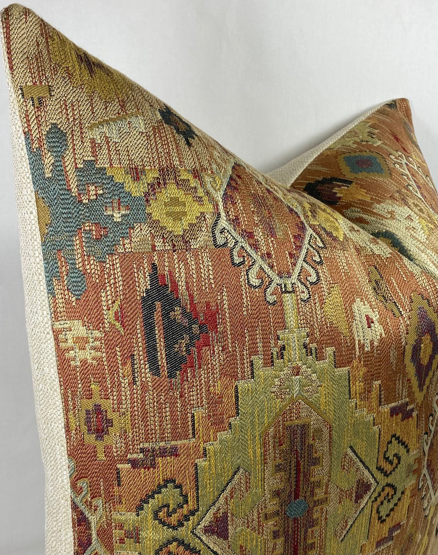 Luxury Pillow - 24" x 24" - Zepher Terracotta