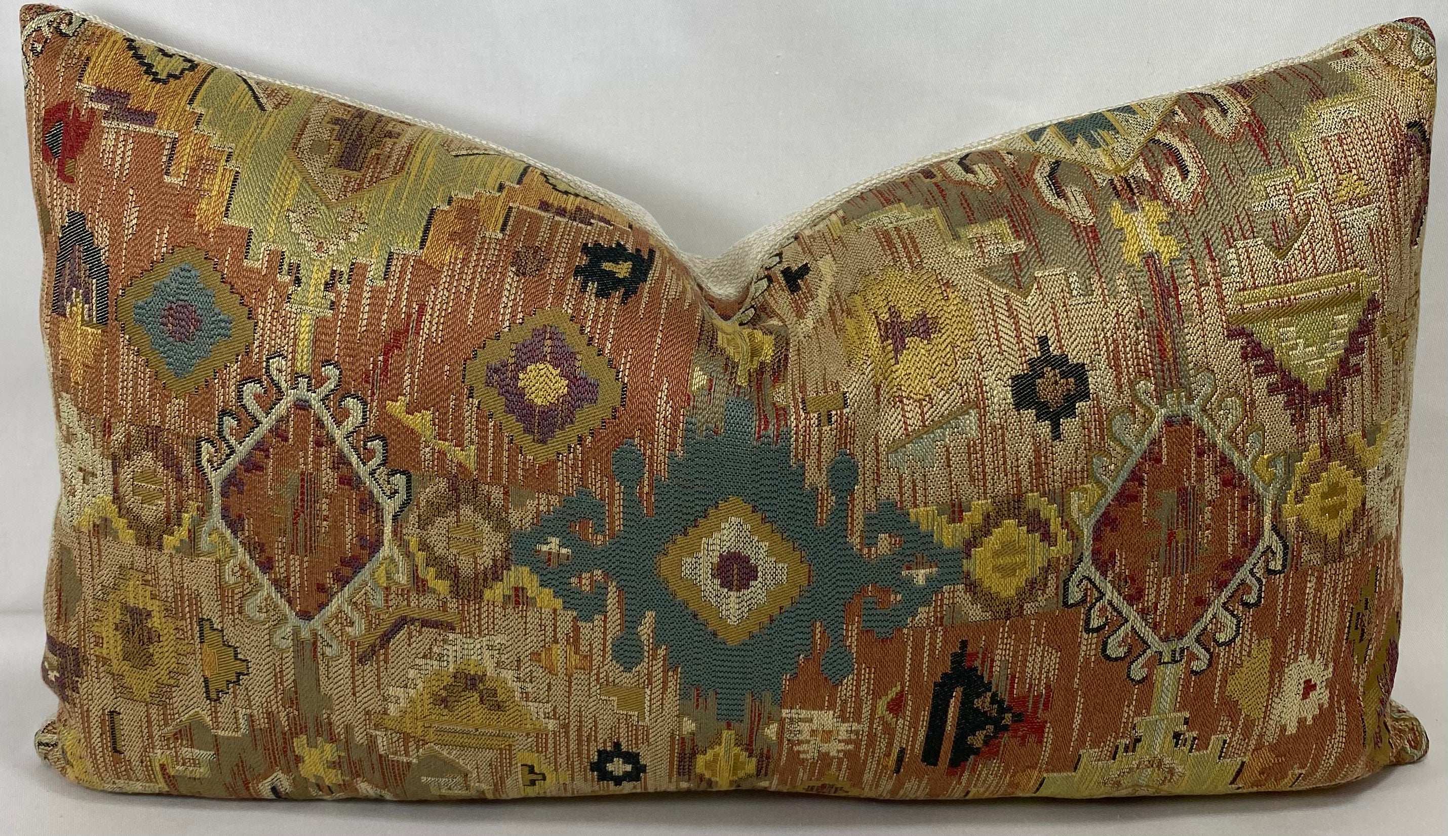 Luxury Lumbar Pillow - 24" x 14"- Zepher Terracotta