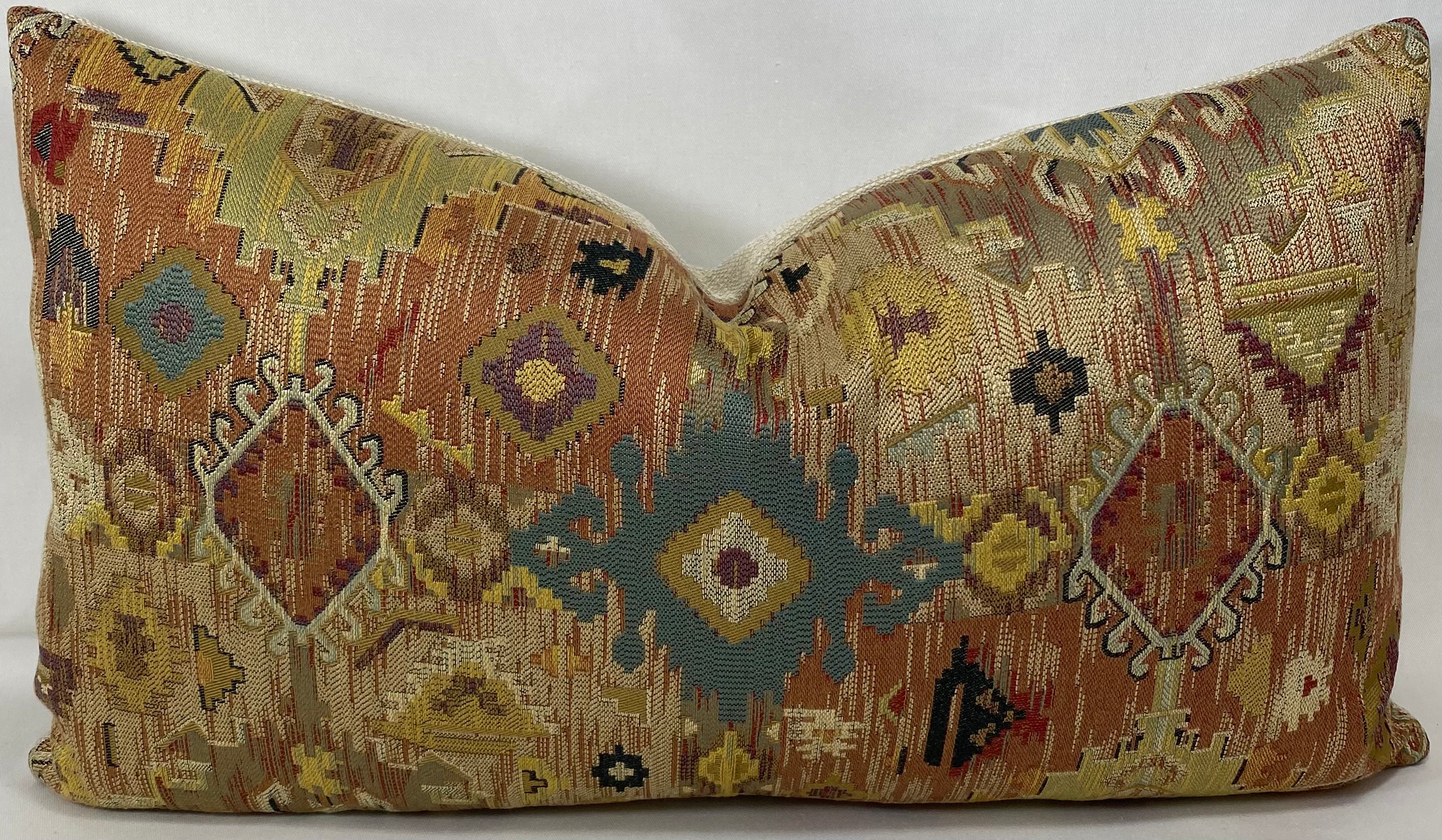 Luxury Lumbar Pillow - 24" x 14"- Zepher Terracotta