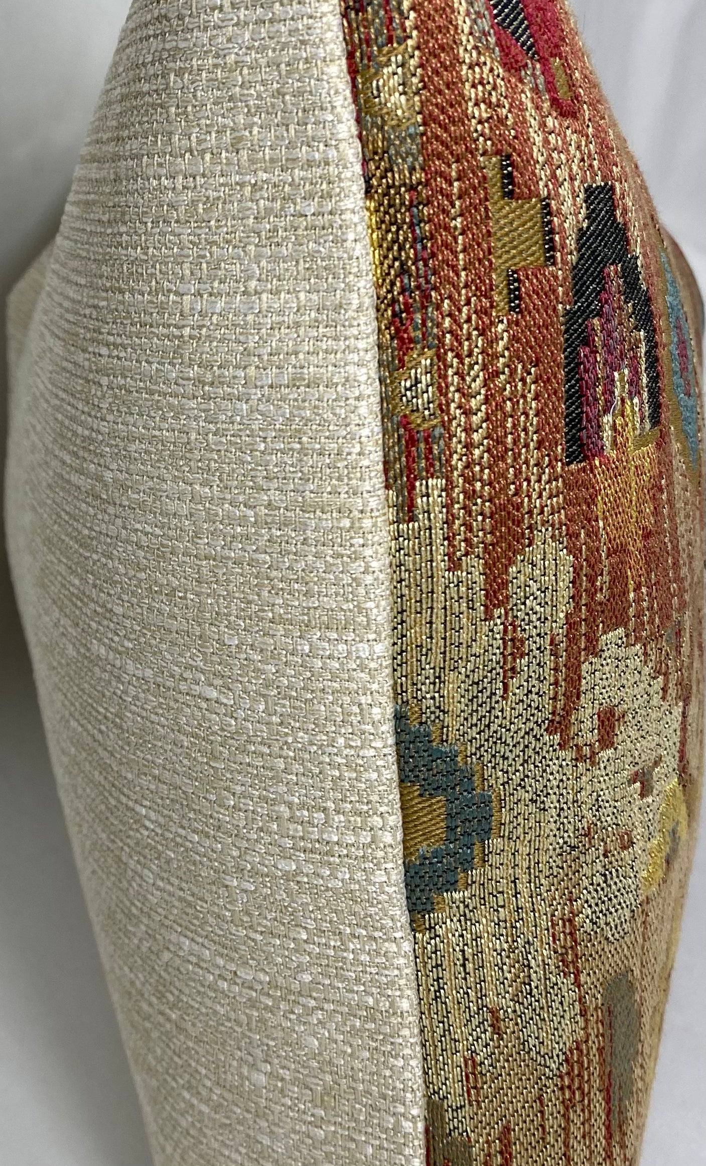 Luxury Lumbar Pillow - 24" x 14" -  Zepher Terracotta