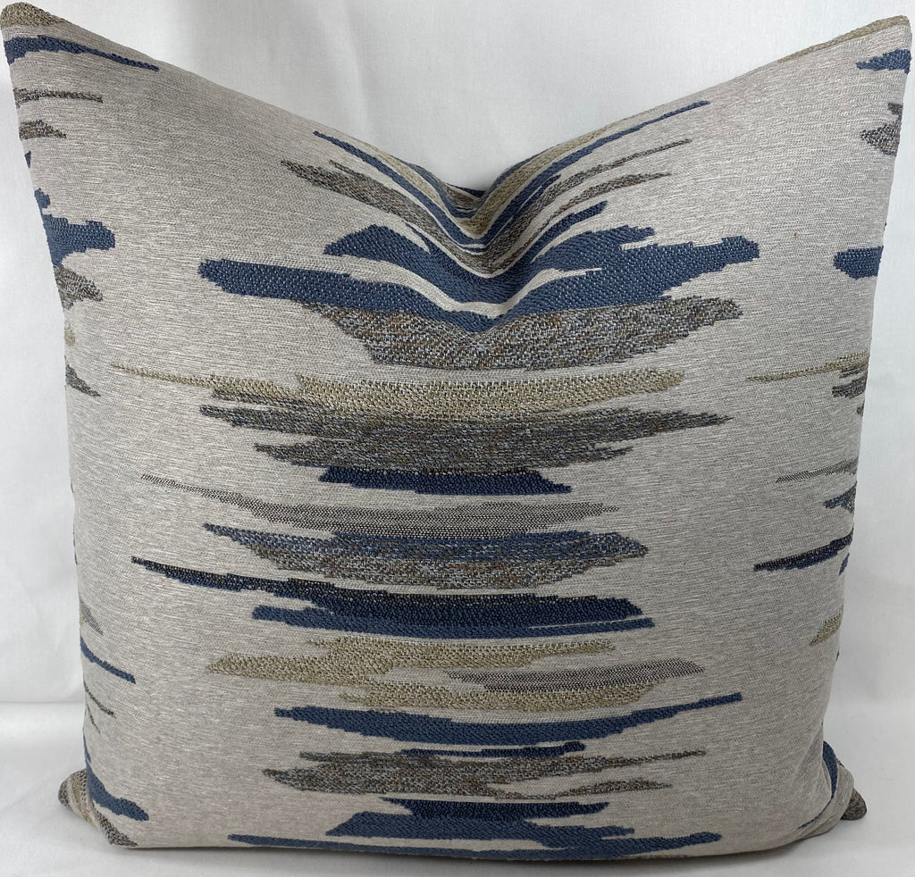 Luxury Pillow – 24" × 24" – Chadford Blue