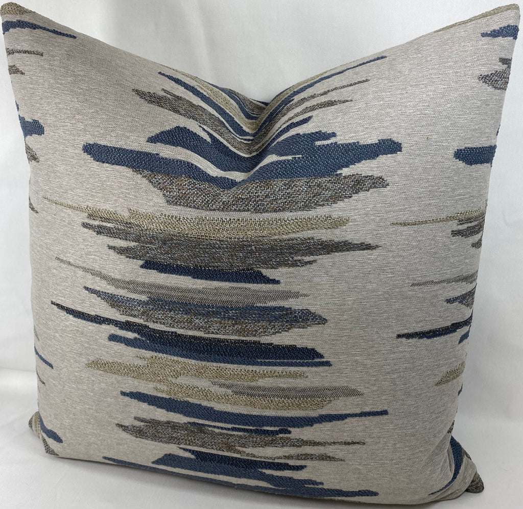 Luxury Pillow – 24" × 24" – Chadford Blue