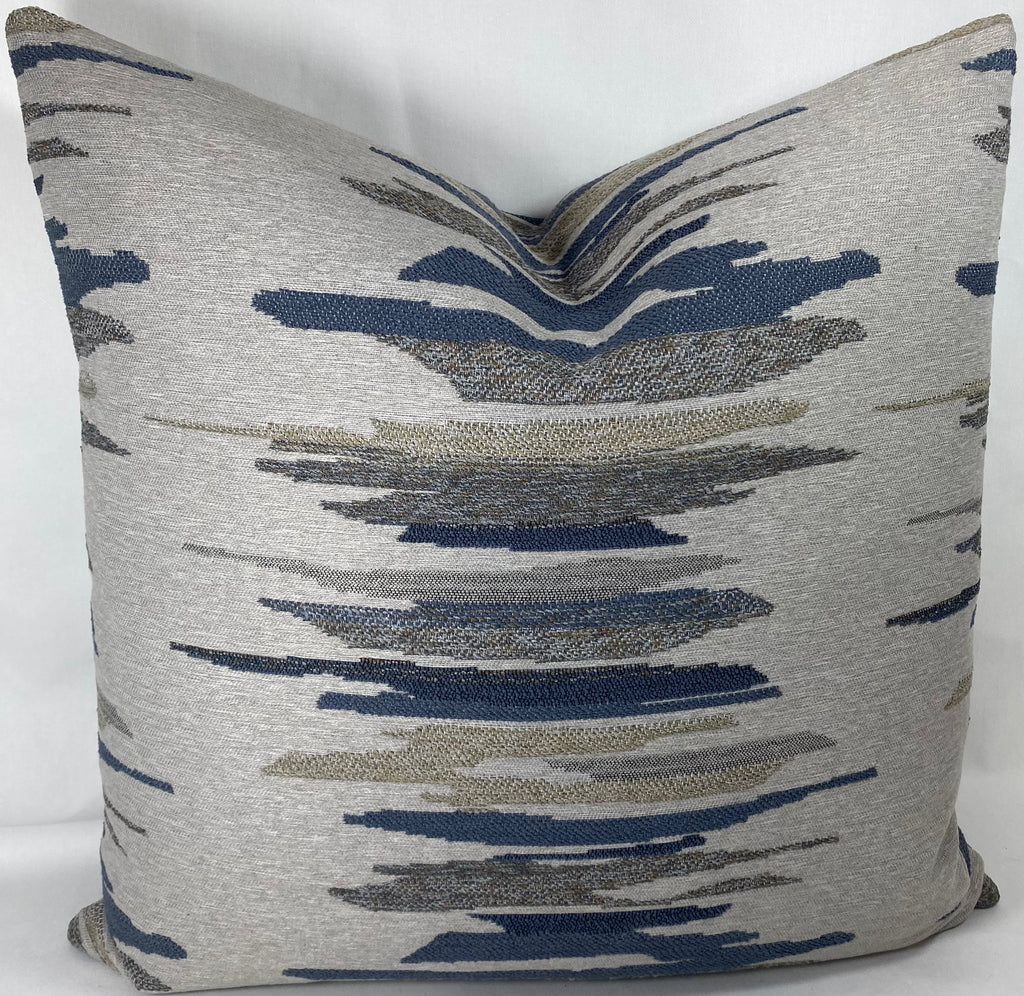 Luxury Pillow – 24" × 24" – Chadford Blue