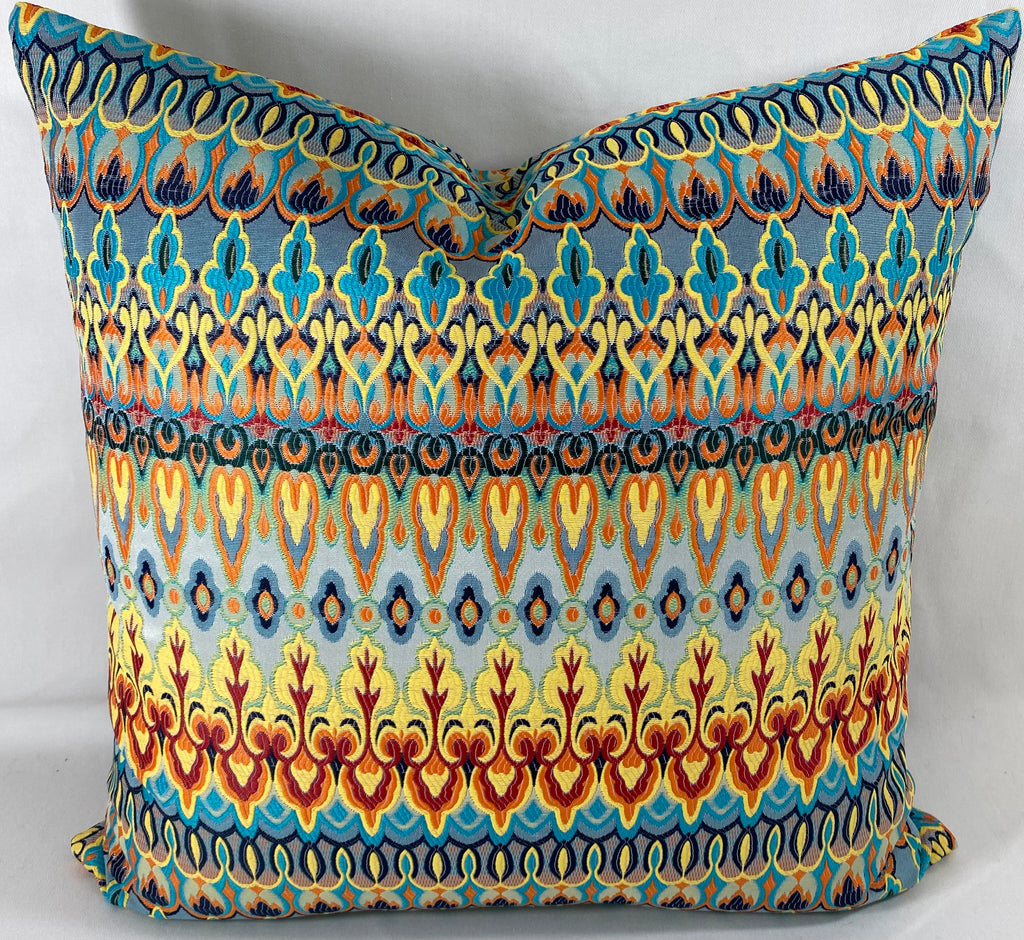 Luxury Outdoor Pillow - 22" x 22" - Kanthum Multi