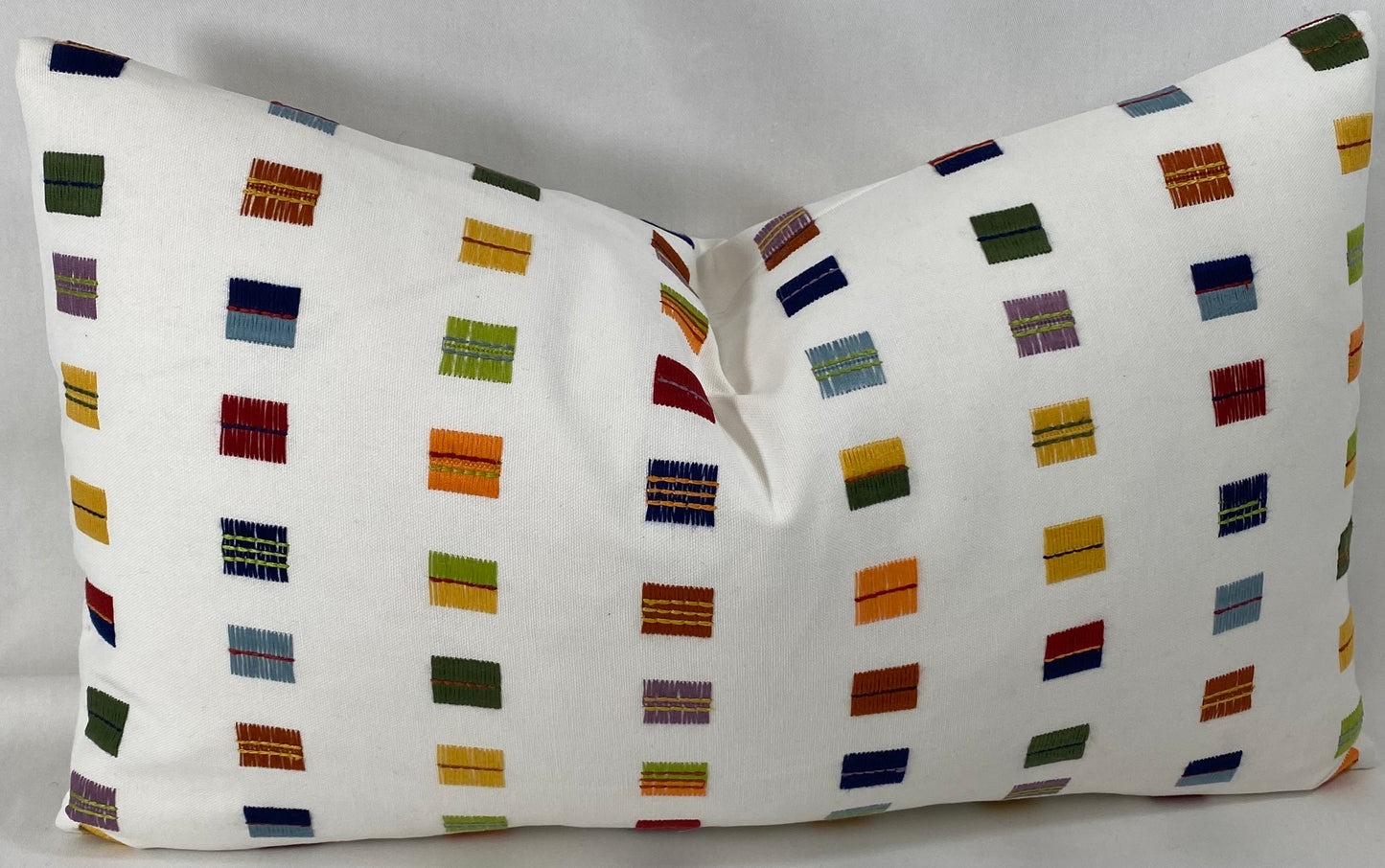 Luxury Lumbar Pillow - 24" x 14" -  Happy Flags