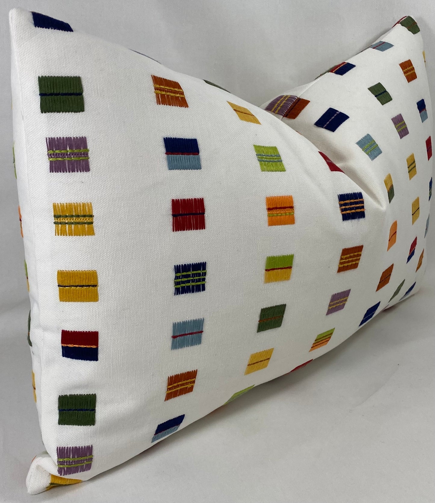 Luxury Lumbar Pillow - 24" x 14" -  Happy Flags