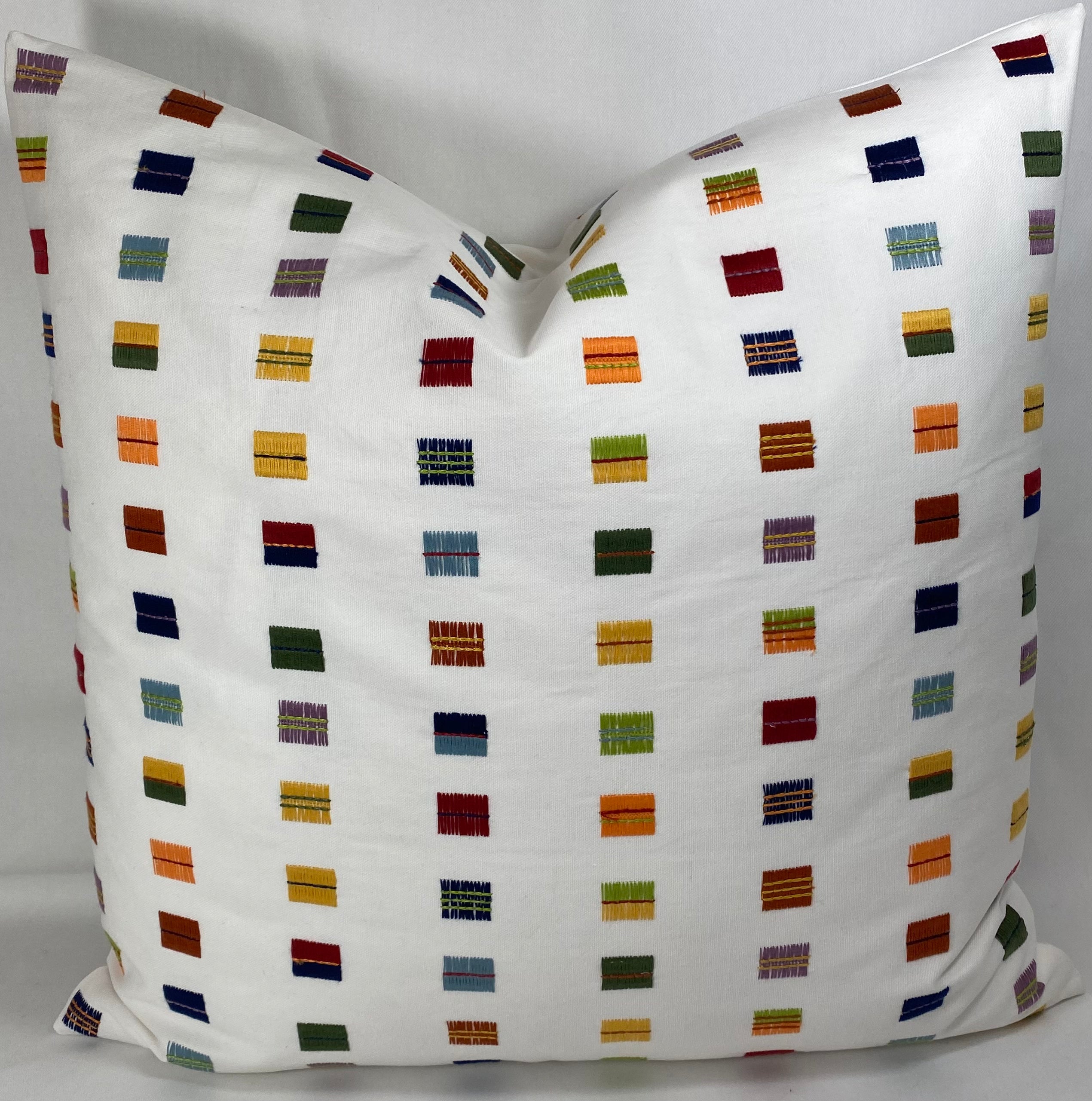 Luxury Pillow -  24" x 24"- Happy Flags