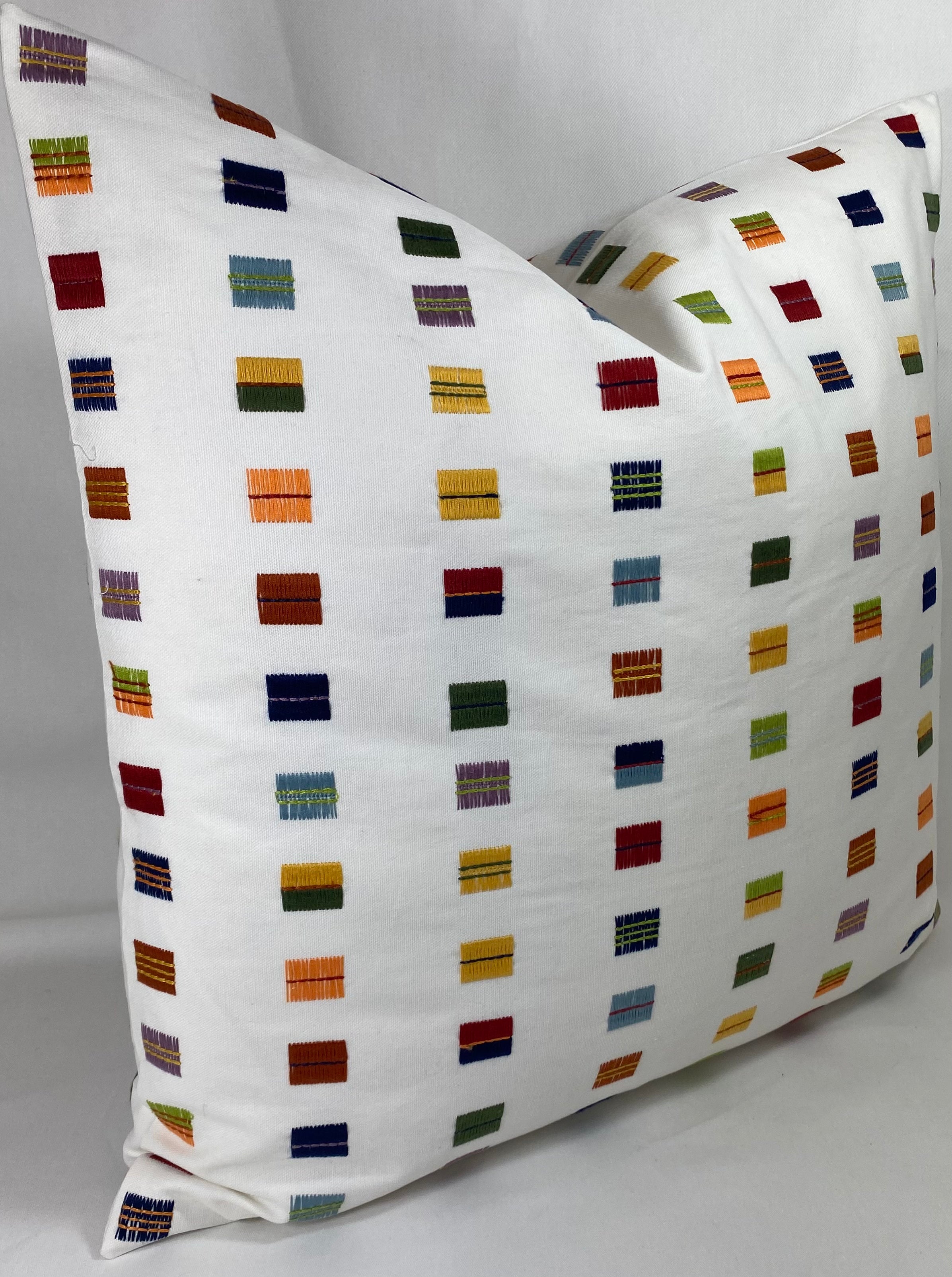 Luxury Pillow -  24" x 24"- Happy Flags