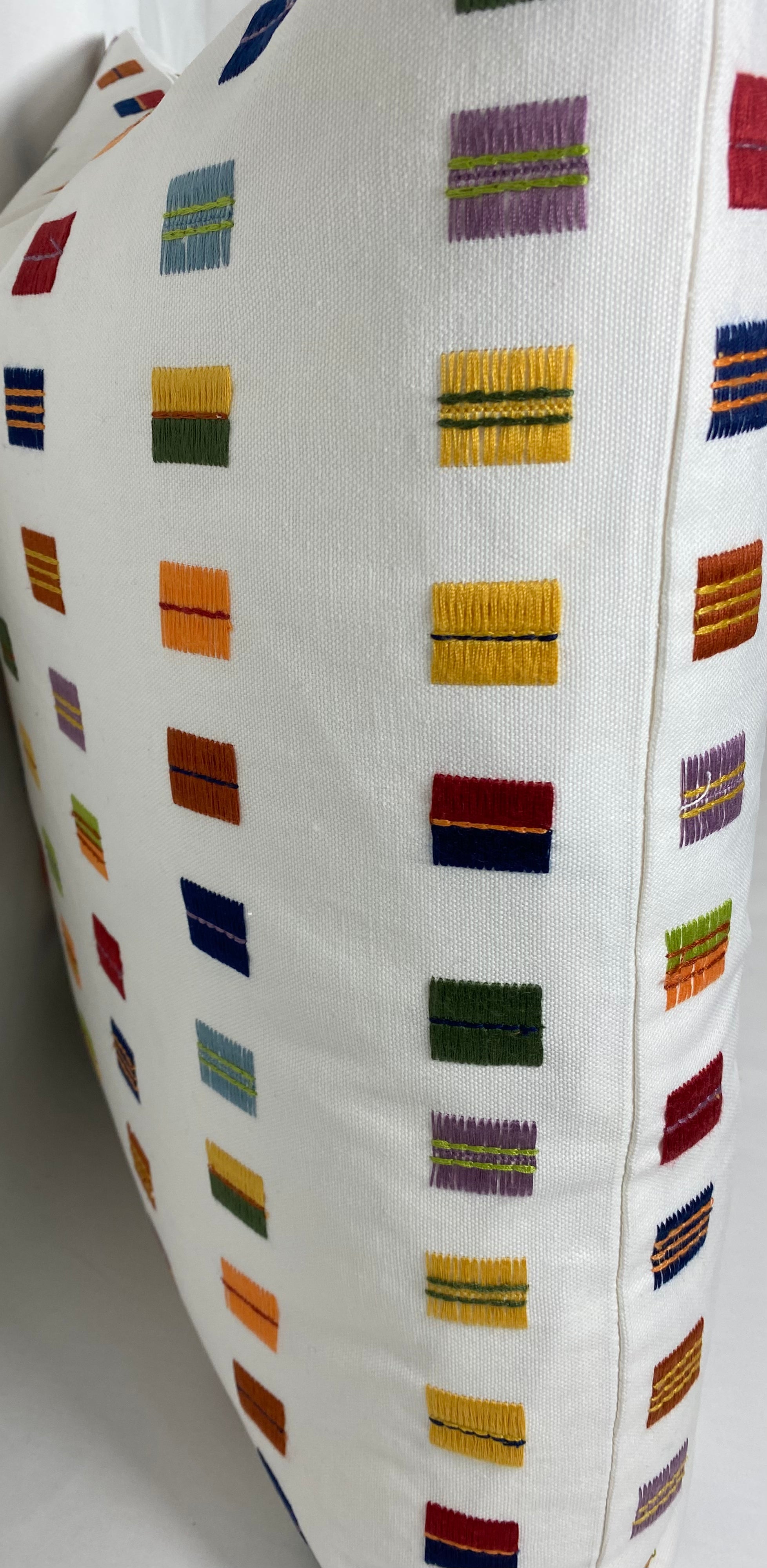 Luxury Pillow -  24" x 24"- Happy Flags