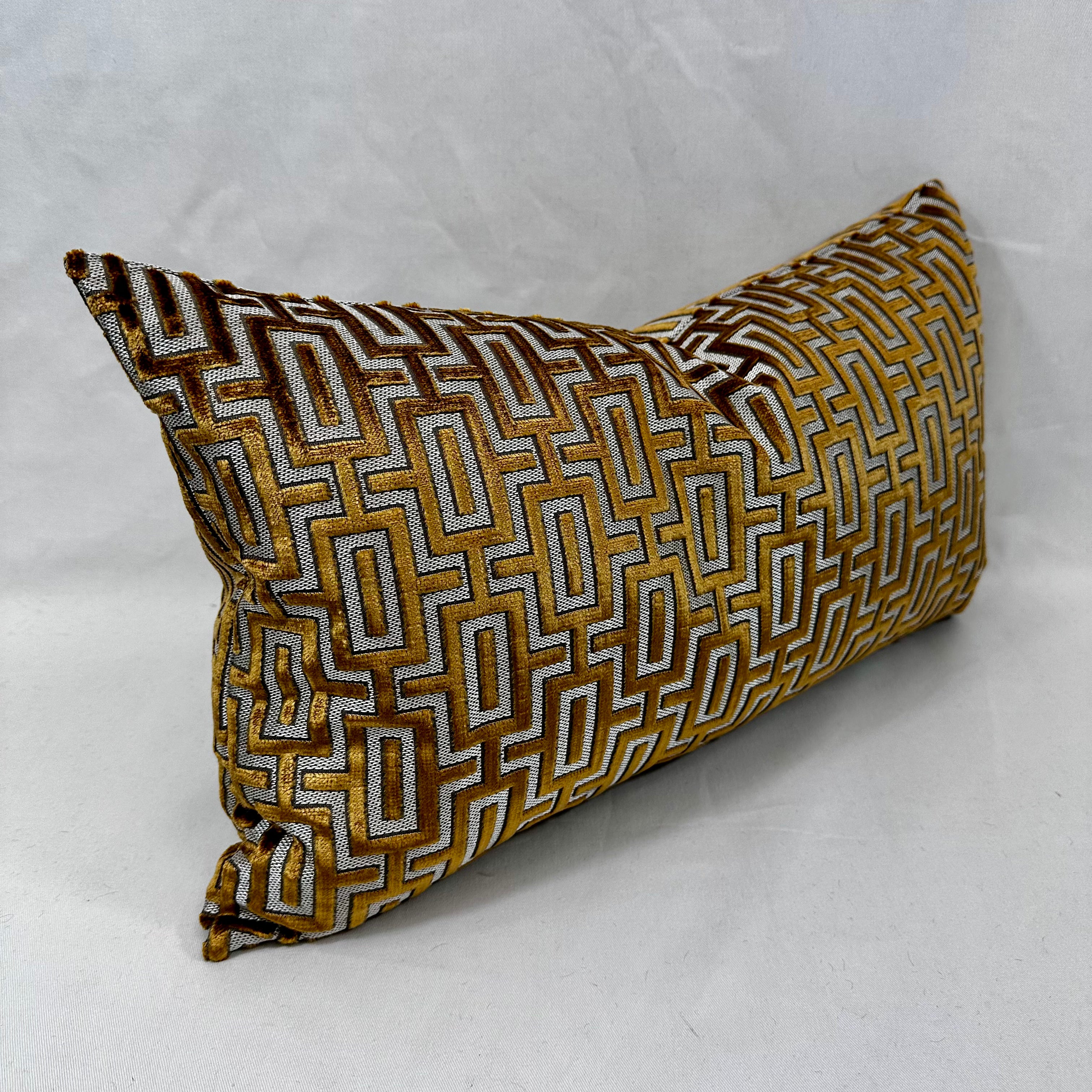 Bergman Topaz – 24" × 14" Luxury Lumbar Pillow