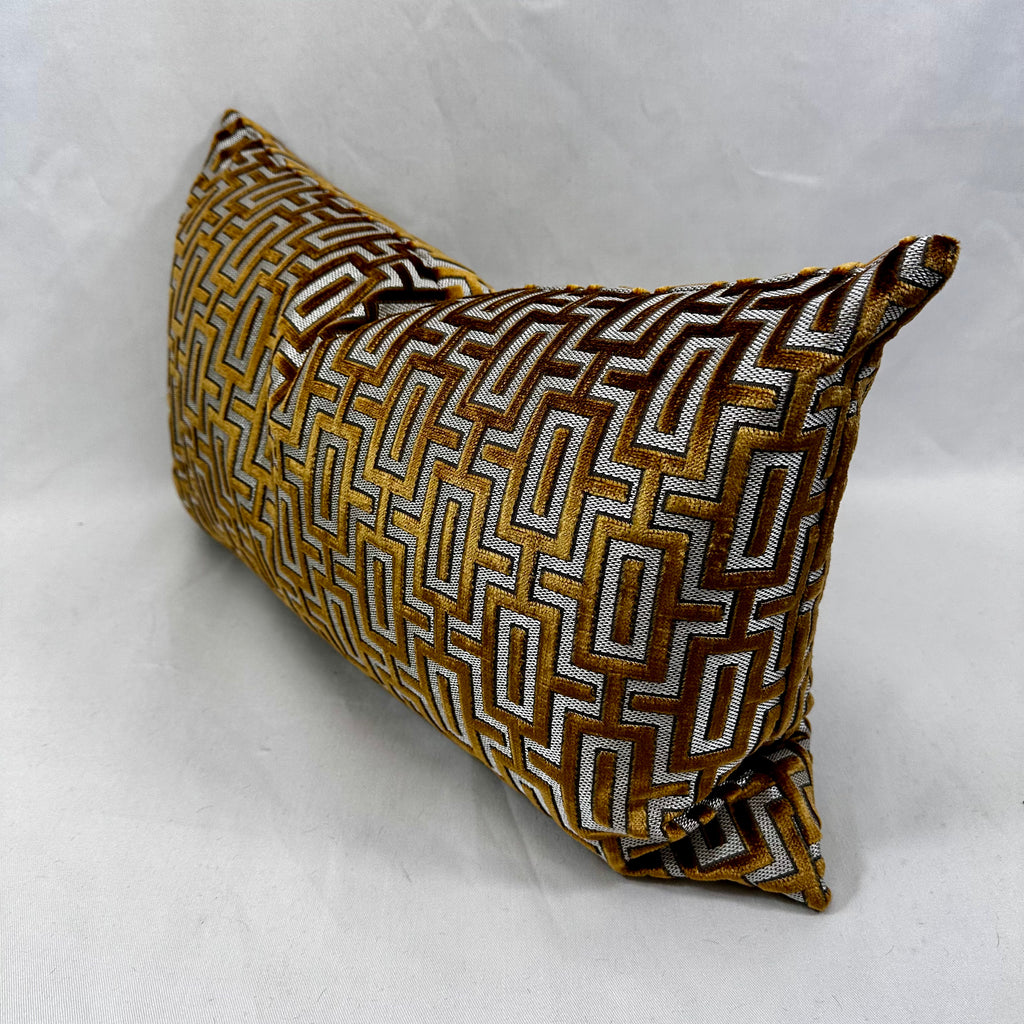 Bergman Topaz – 24" × 14" Luxury Lumbar Pillow