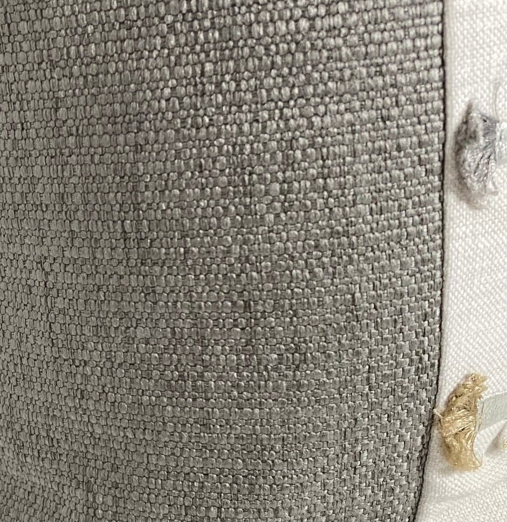 Luxury Pillow – 24" × 24" – Frayed Travertine