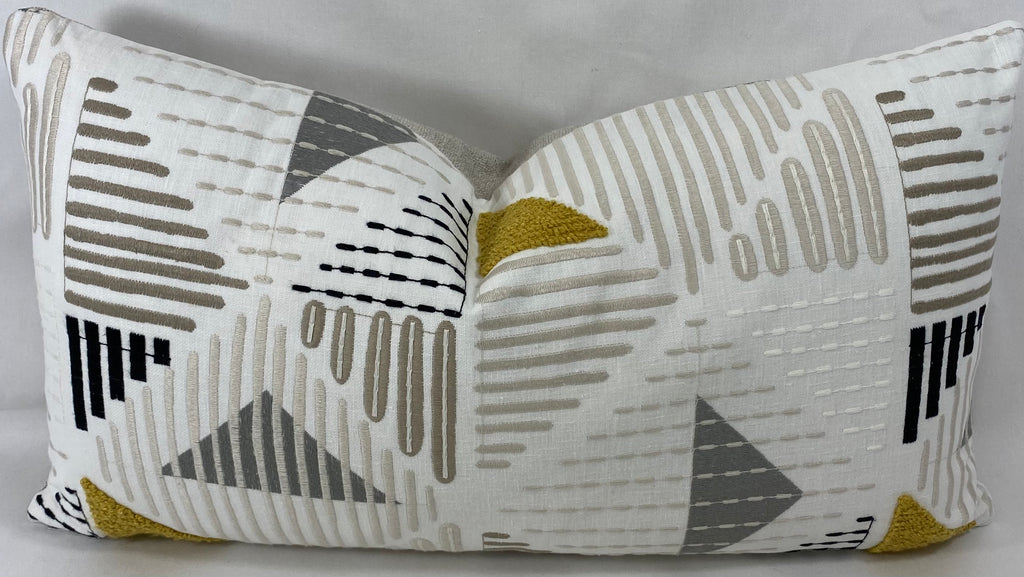 Luxury Lumbar Pillow -  24" x 14" -  Geoscape