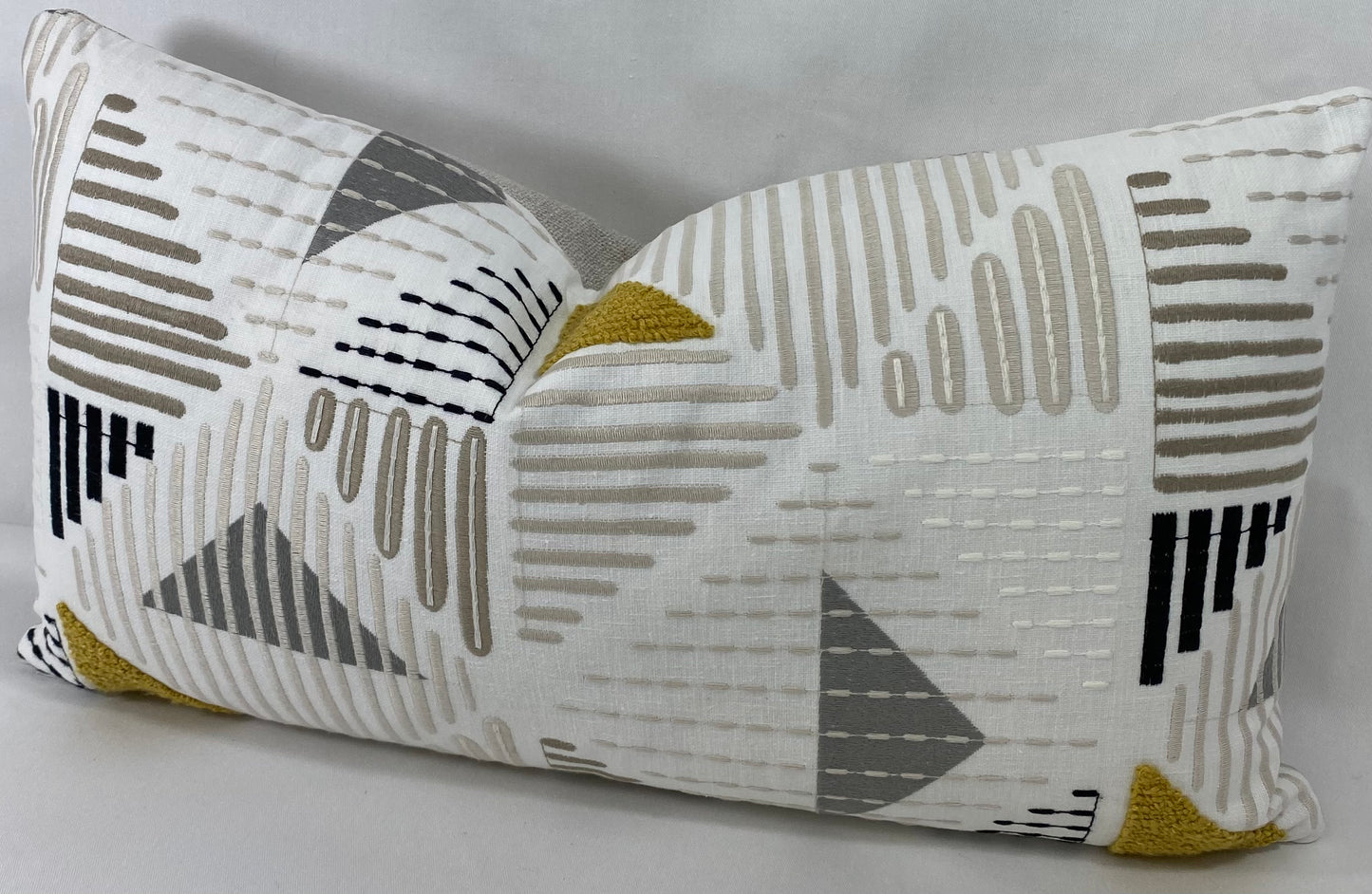 Luxury Lumbar Pillow -  24" x 14" -  Geoscape