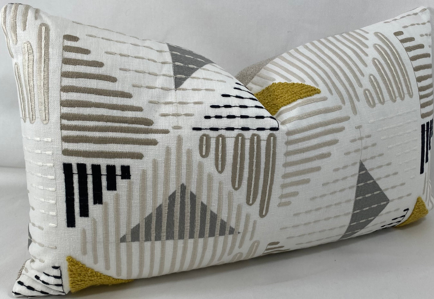 Luxury Lumbar Pillow -  24" x 14" -  Geoscape