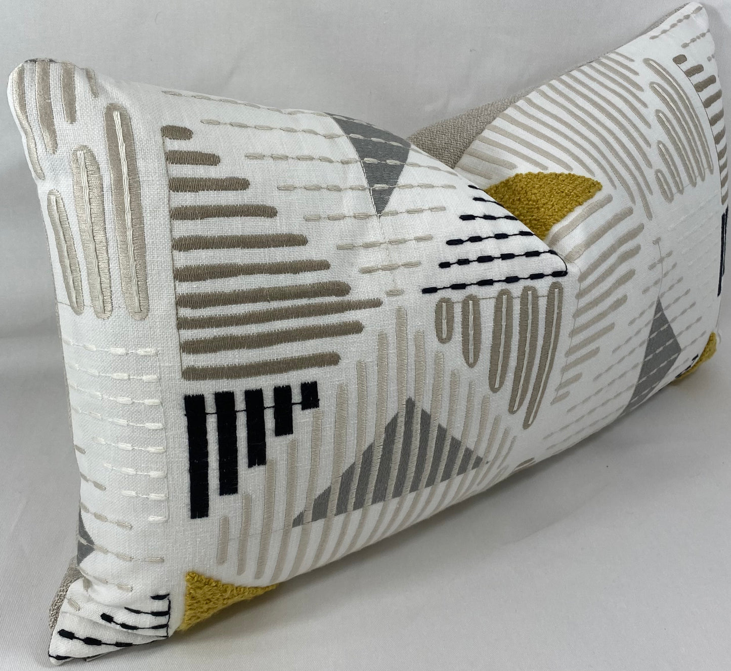 Luxury Lumbar Pillow -  24" x 14" -  Geoscape