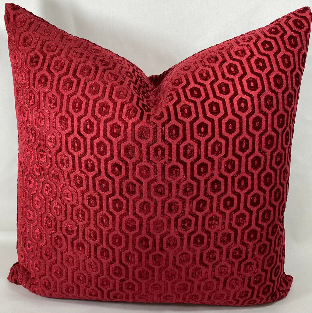 Luxury Pillow - 24" x 24" -  Seneca Berry