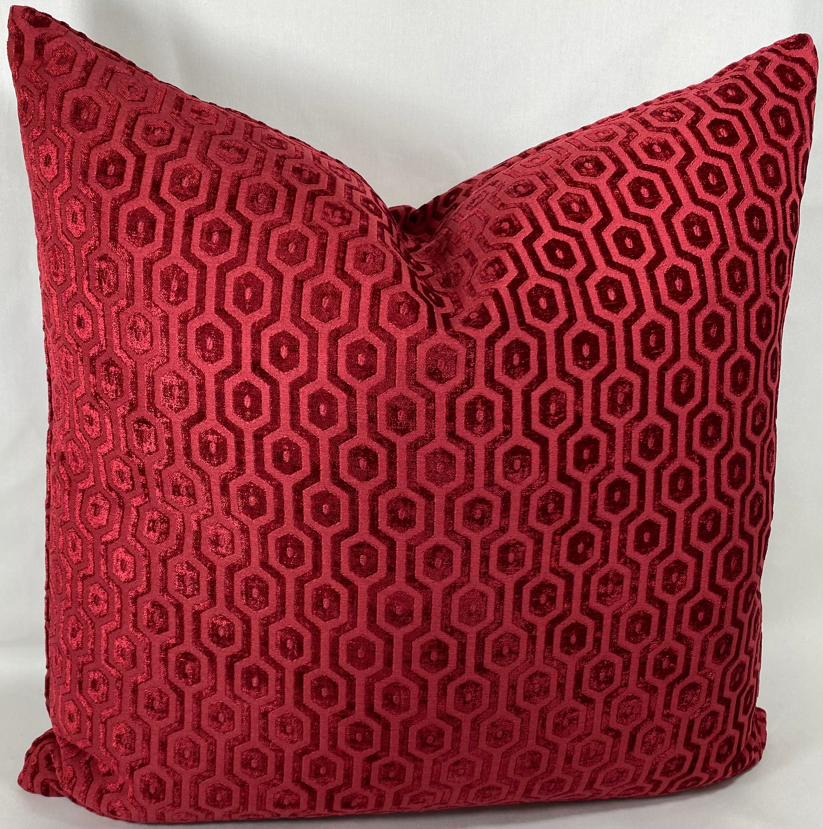 Luxury Pillow - 24" x 24" -  Seneca Berry