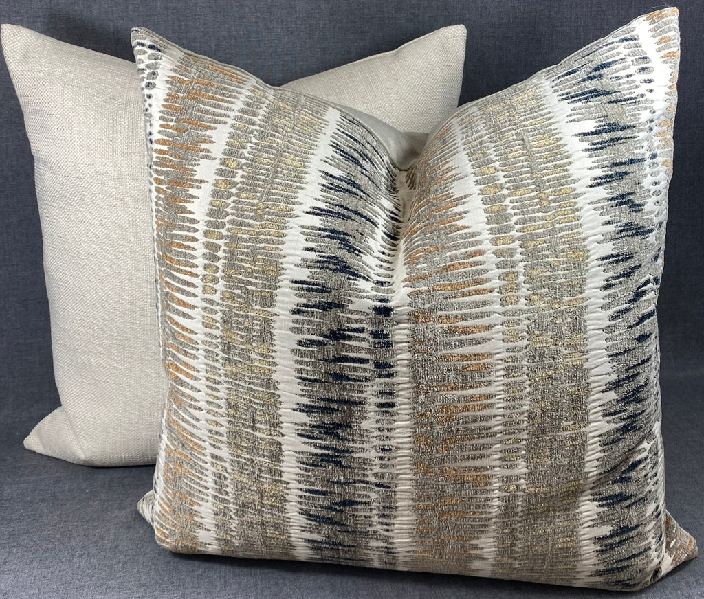 Luxury Pillow – 24" × 24" – Zorro Mushroom | Textured – Kim Melrose ...