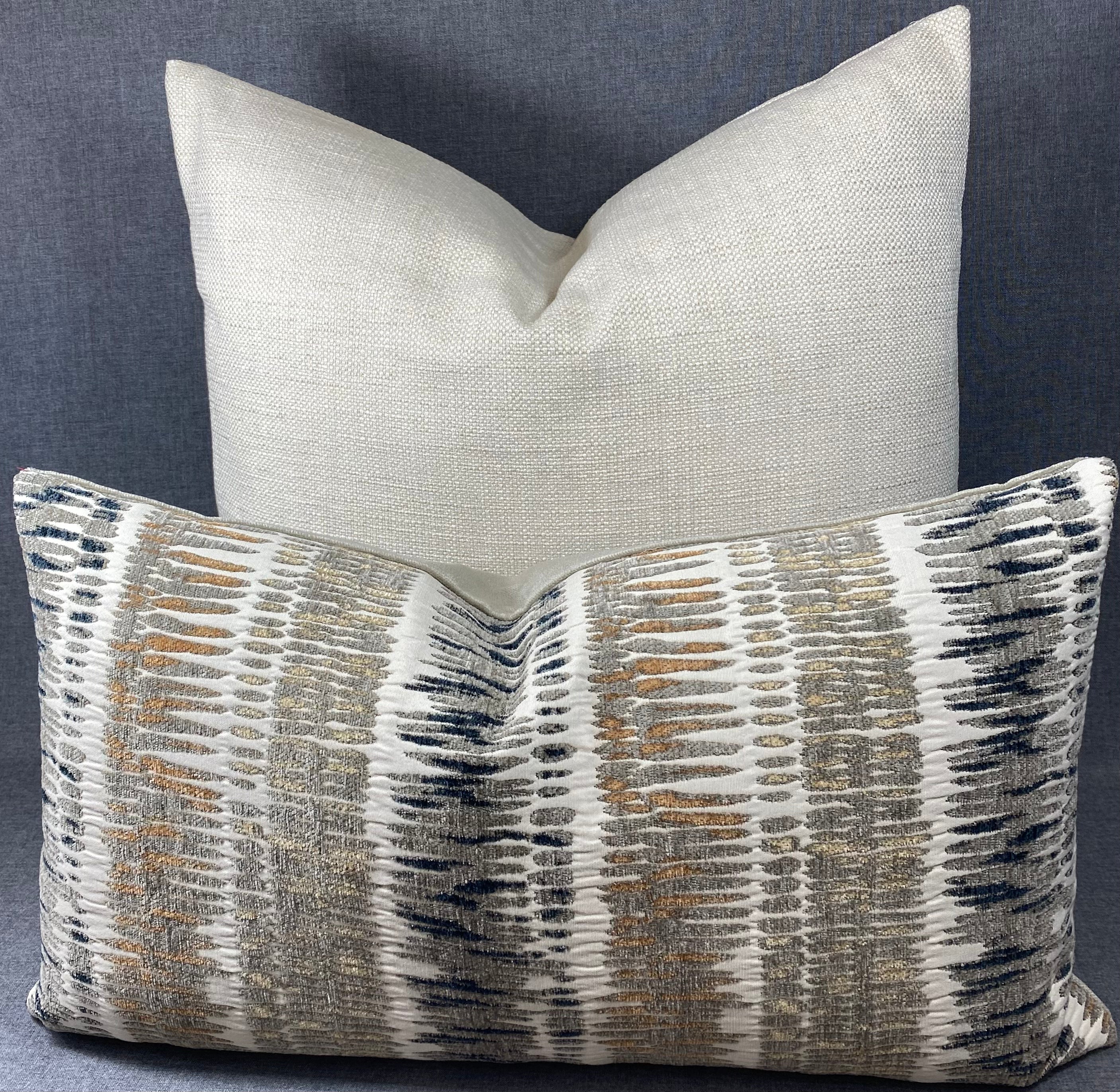 Luxury Lumbar Pillow - 24" x 14"- Zorro Mushroom