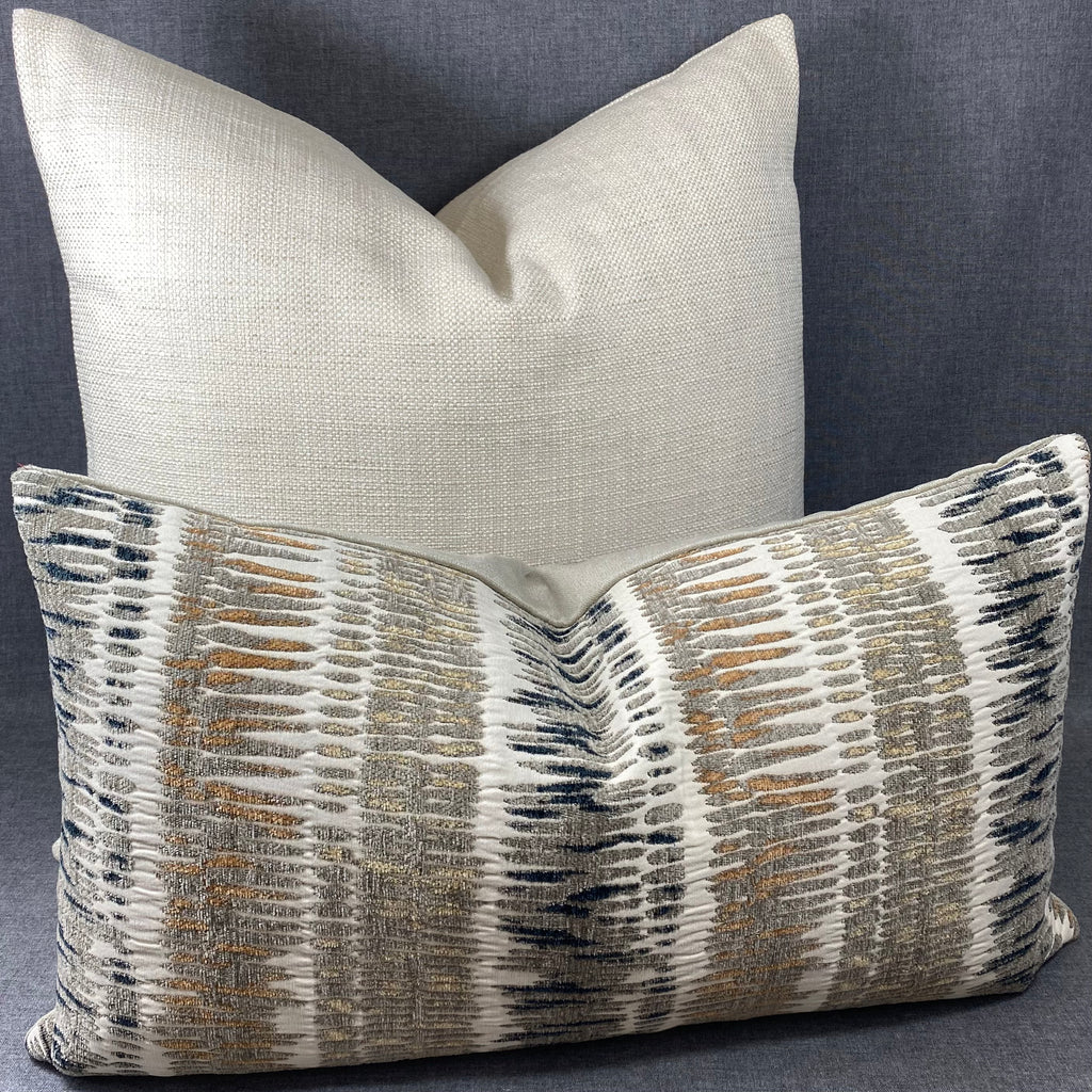 Luxury Lumbar Pillow - 24" x 14"- Zorro Mushroom