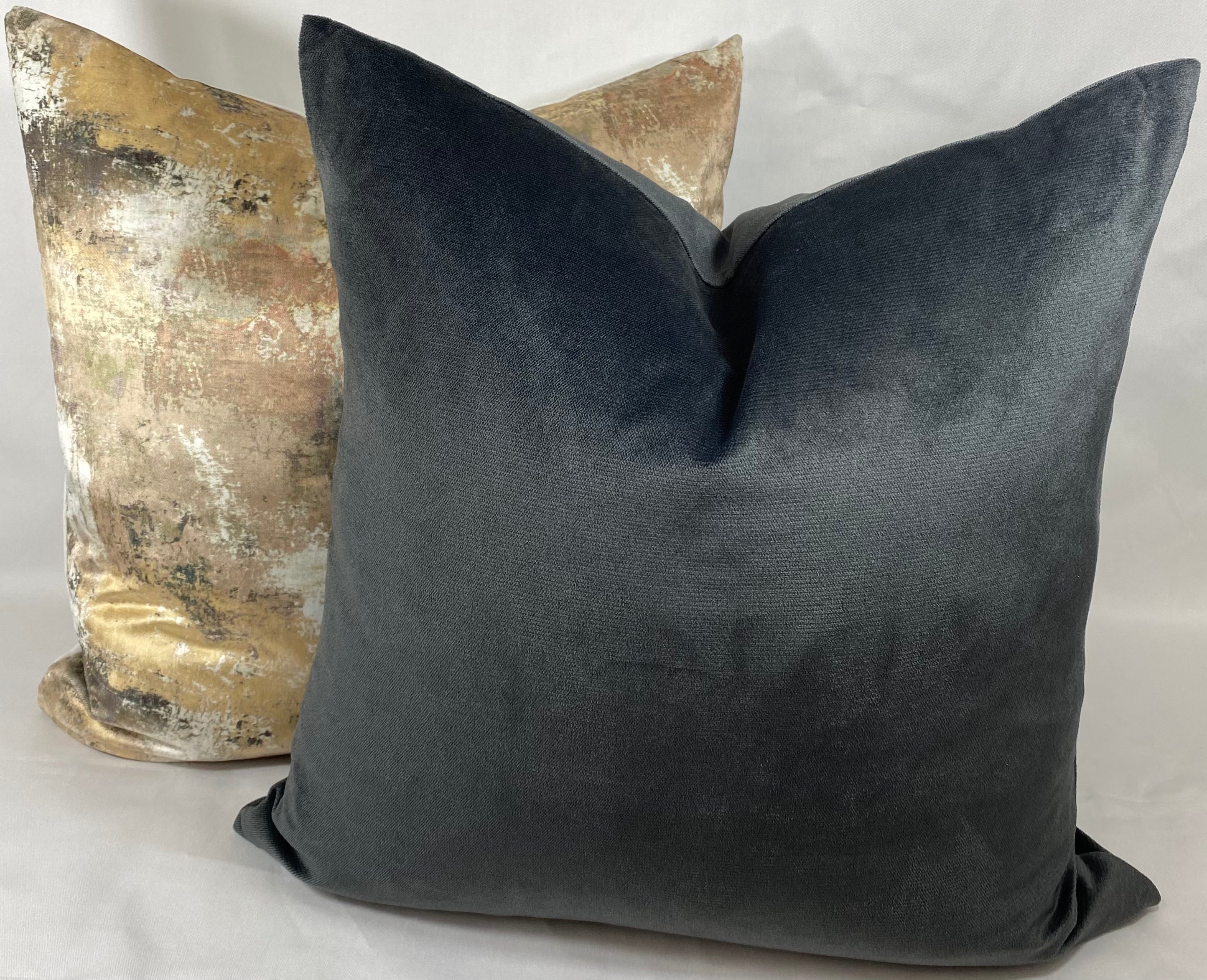 Luxury Pillow - 24” x 24” - Belvedere Charcoal