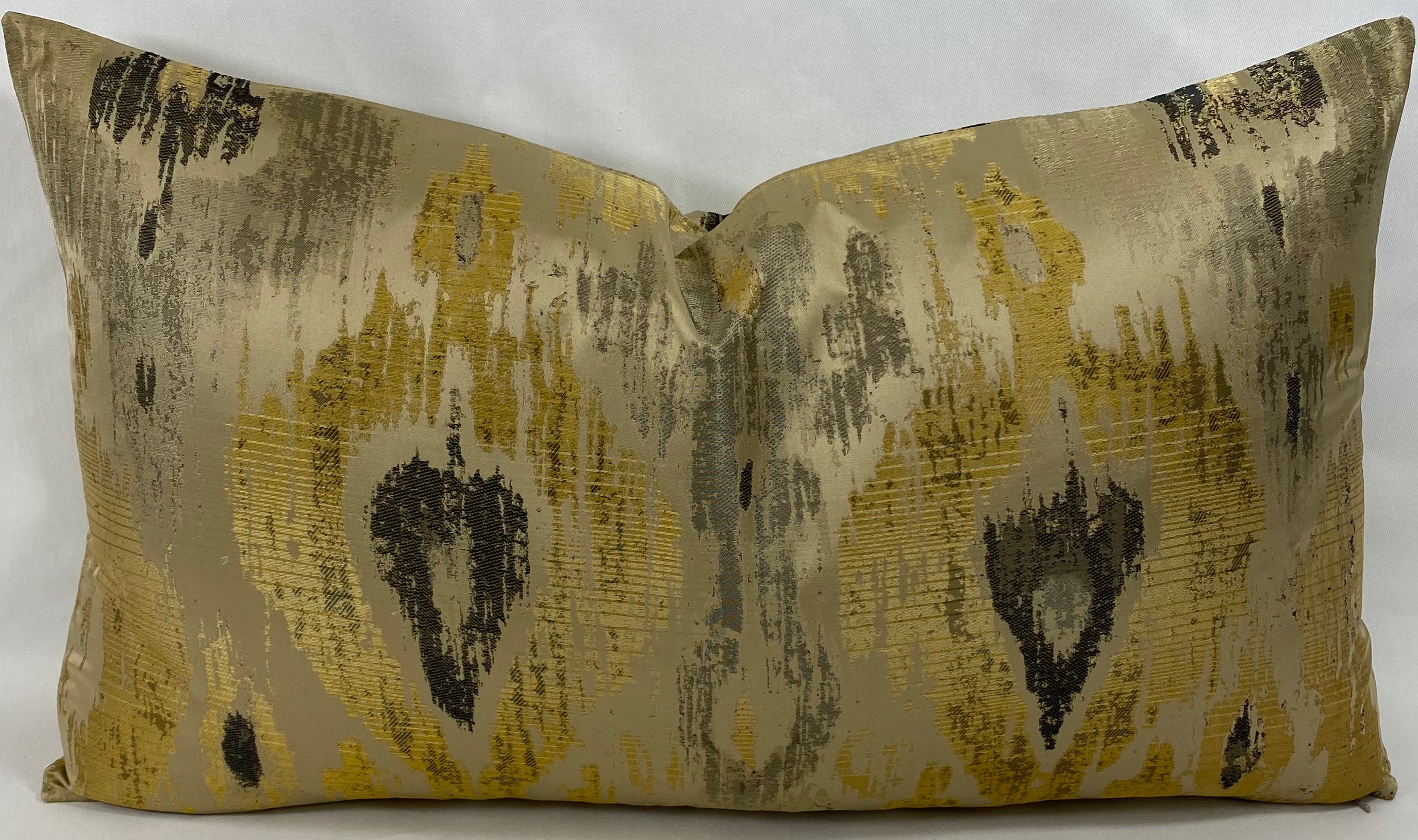 Luxury Lumbar Pillow - 24" x 14"-  Radiant Gold