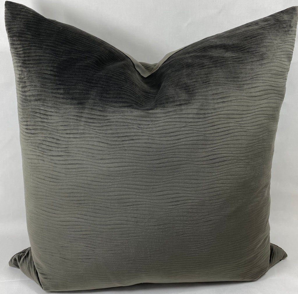 Luxury Pillow - 24” x 24”- Stream Granite