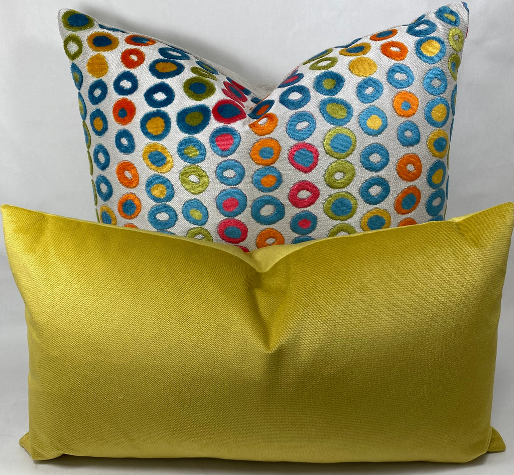 Luxury Lumbar Pillow- 24" x 14"- Belvedere Curry