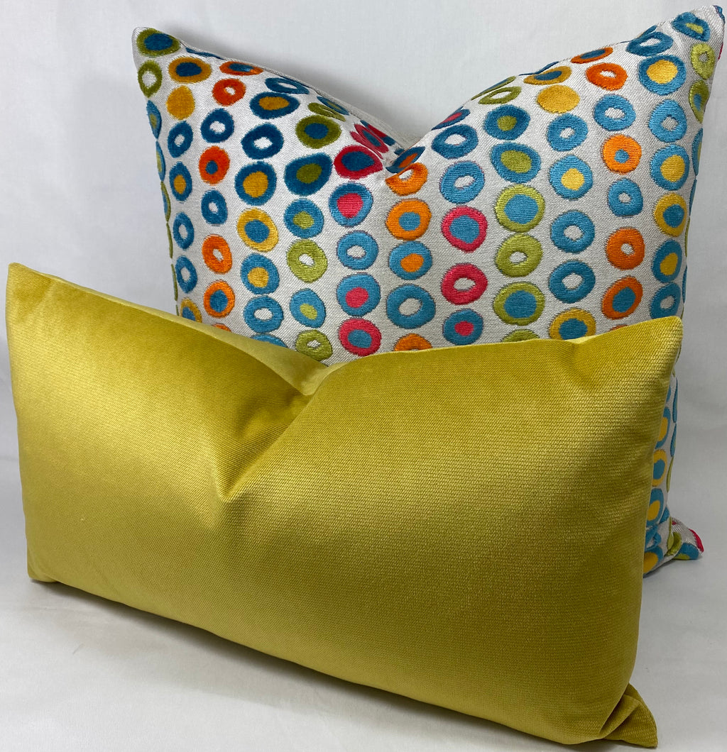 Luxury Lumbar Pillow- 24" x 14"- Belvedere Curry