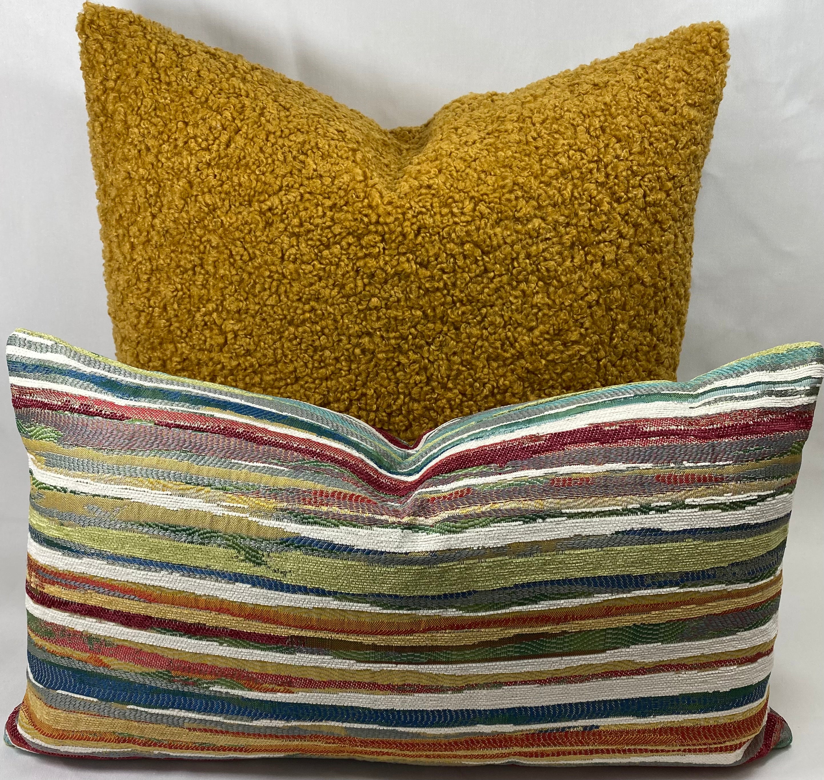 Luxury Pillow -  24" x 24" -  Poodle Dijon