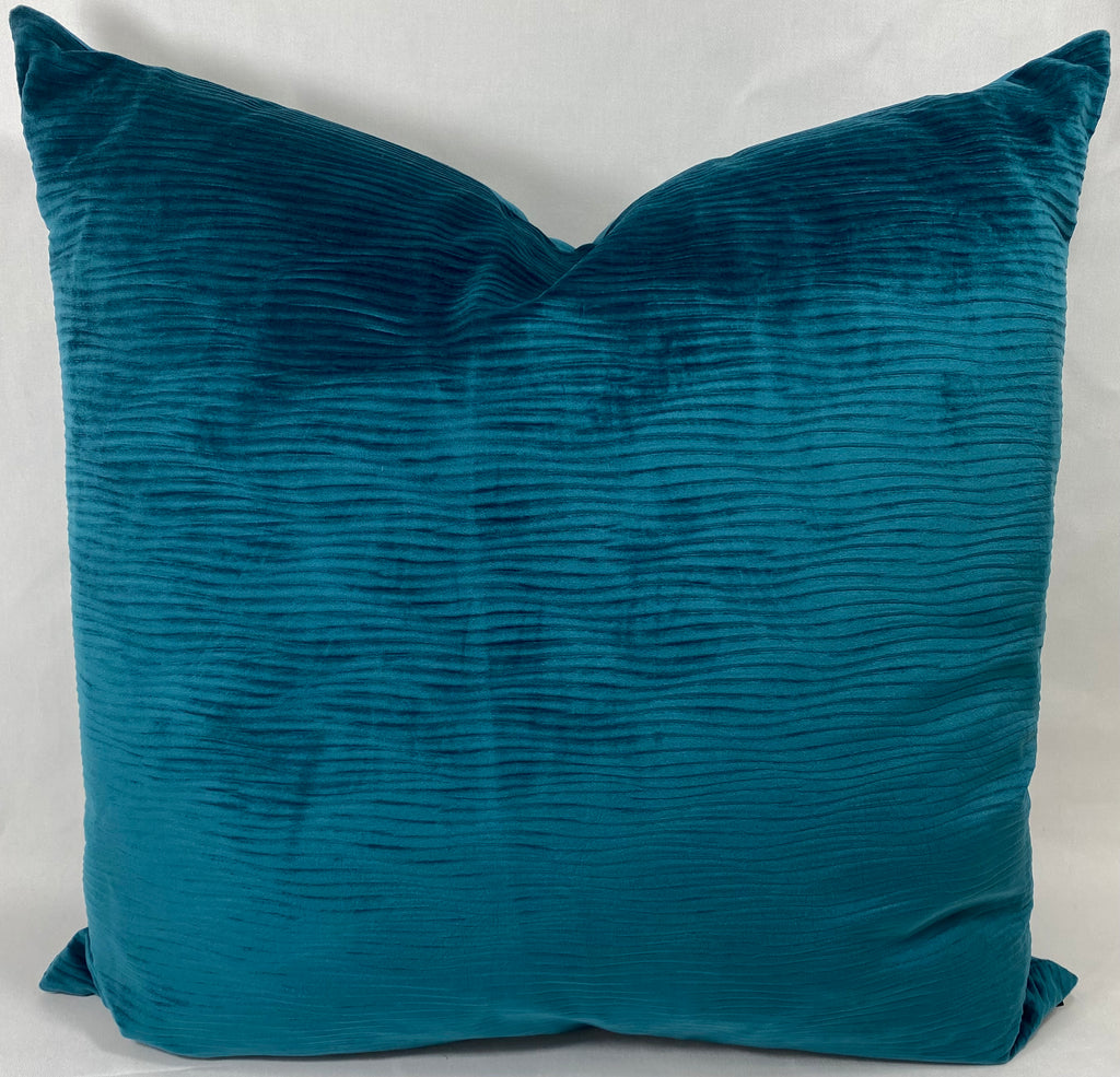 Luxury Pillow - 24” x 24”- Stream Teal