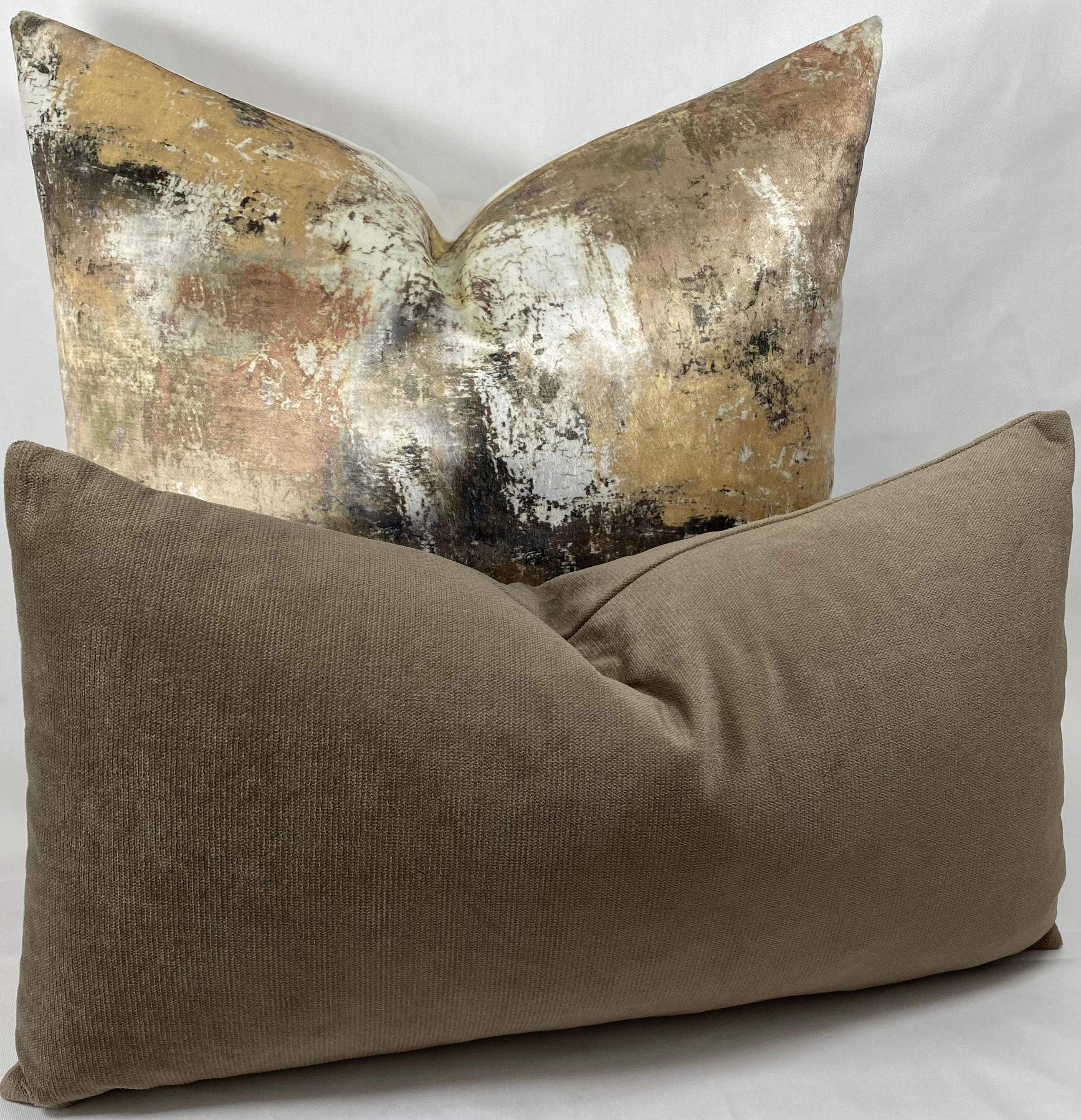 Luxury Lumbar Pillow - 24” x 14”- Belvedere Otter