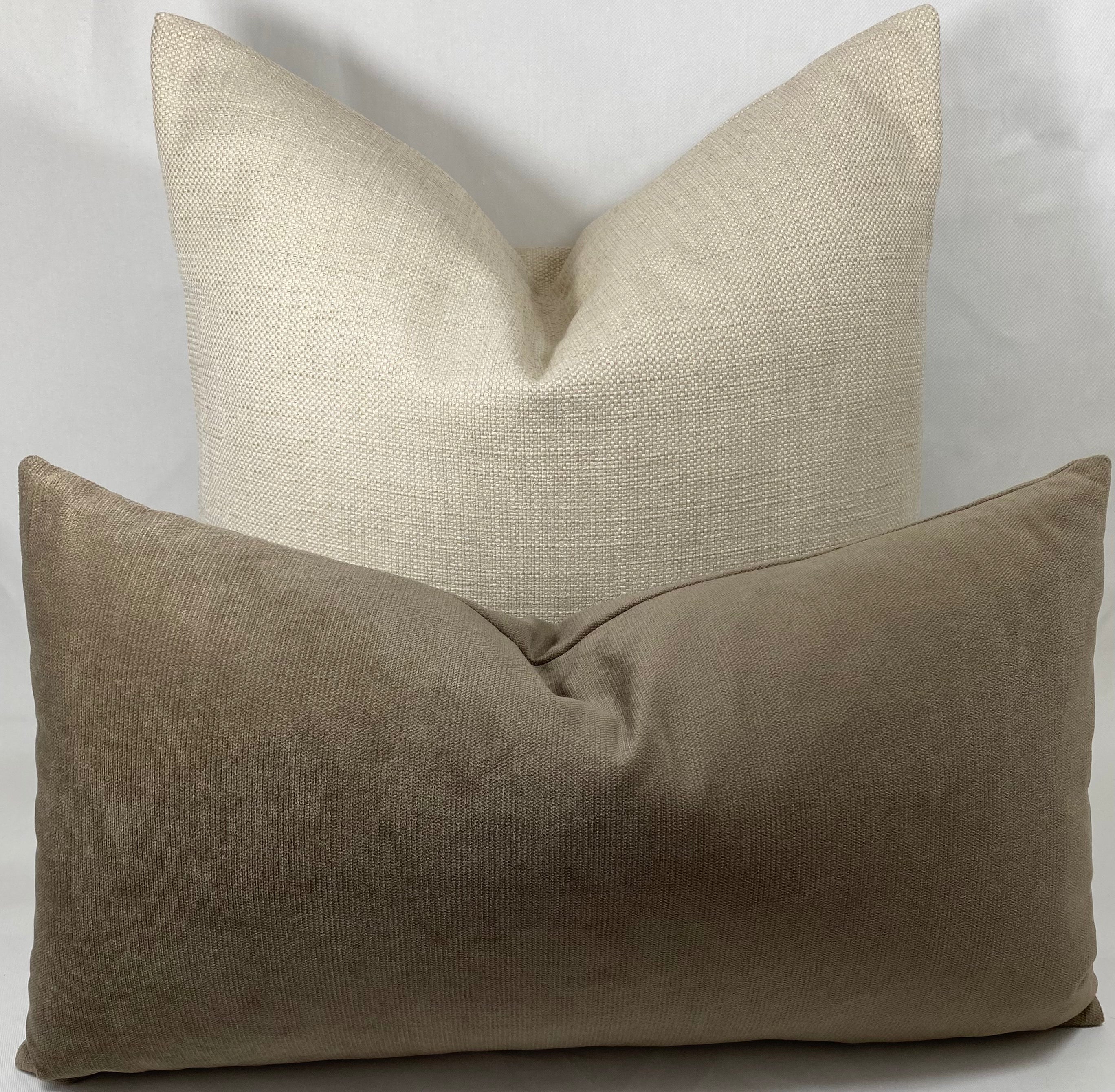 Luxury Lumbar Pillow - 24” x 14”- Belvedere Otter