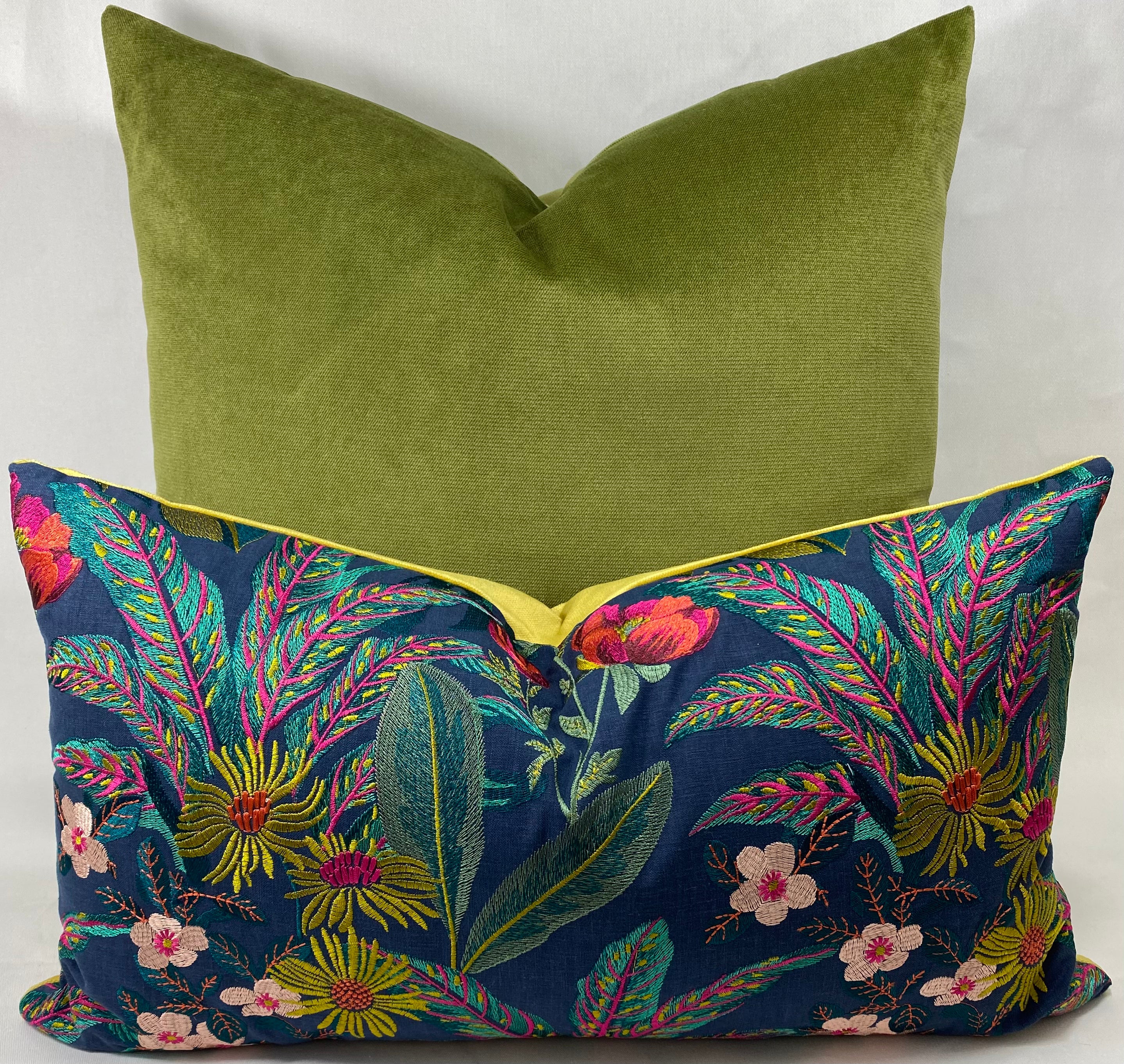 Luxury Pillow - 24” x 24” - Belvedere Aloe