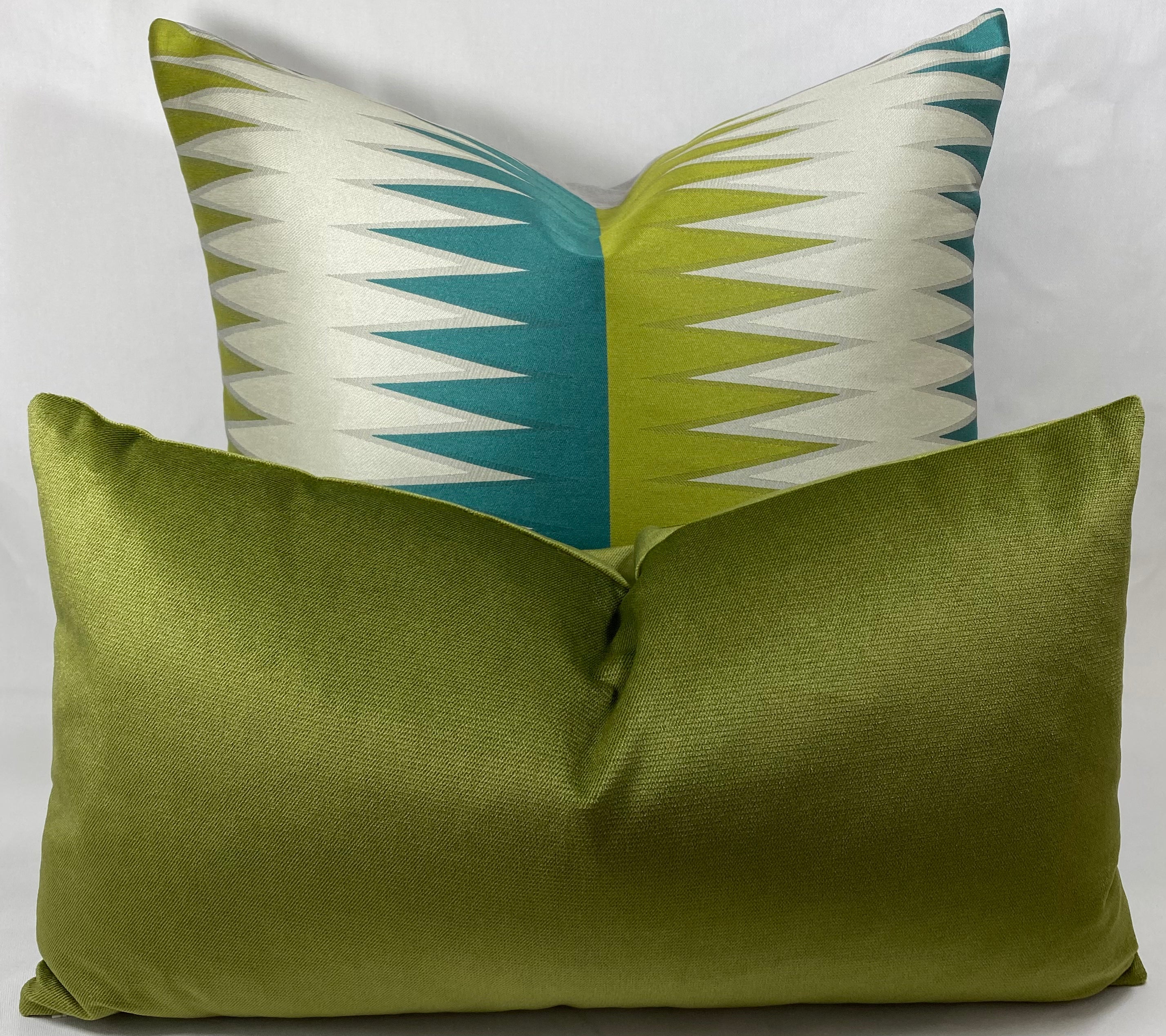 Luxury Lumbar Pillow - 24" x 14"- Belvedere Aloe