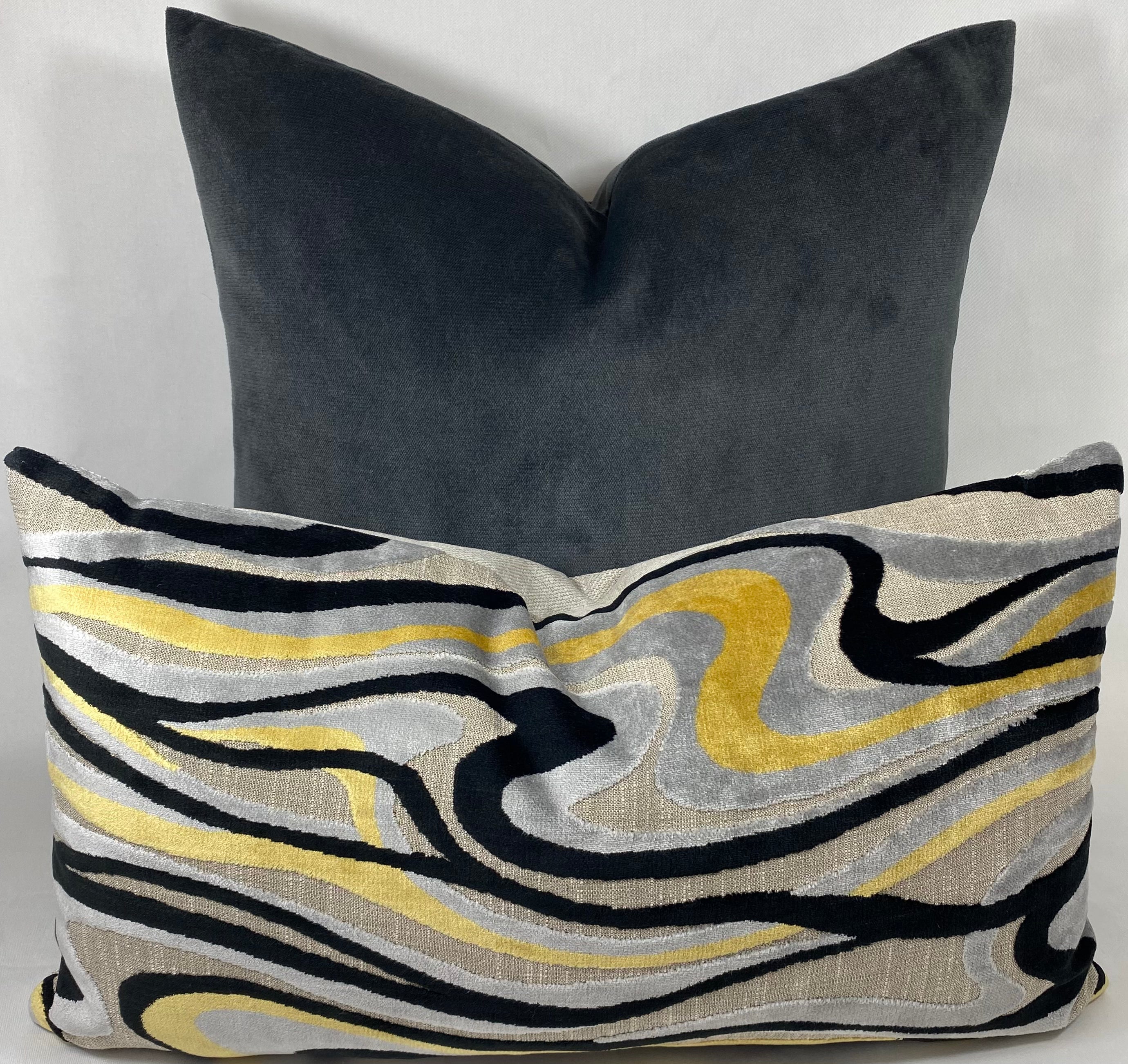 Luxury Lumbar Pillow -  24" x 14"- Sway Pyrite