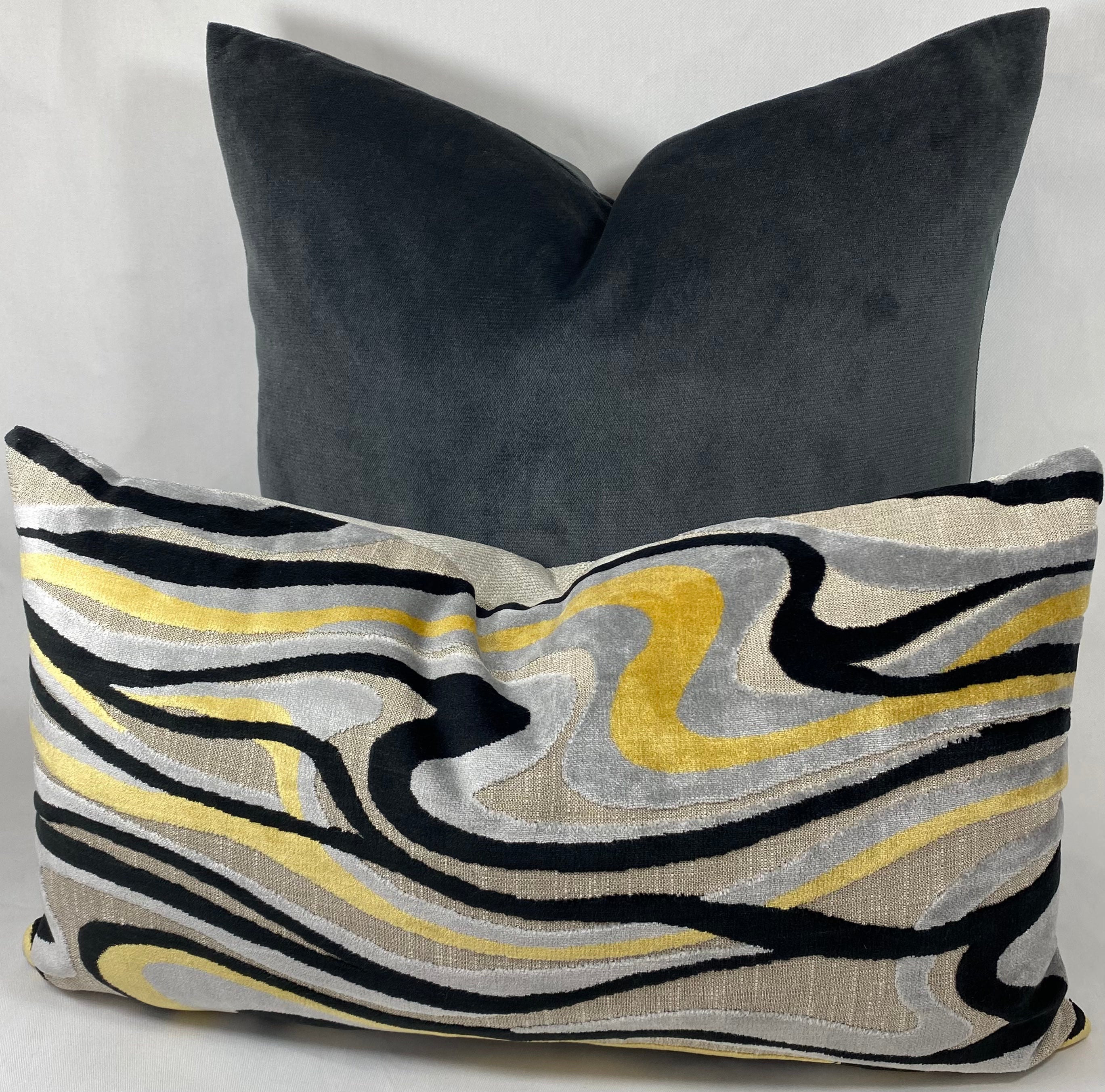 Luxury Lumbar Pillow -  24" x 14"- Sway Pyrite