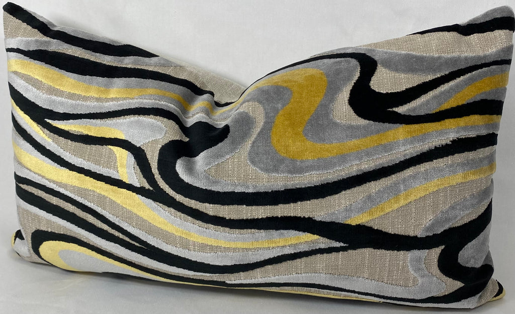 Luxury Lumbar Pillow -  24" x 14"- Sway Pyrite