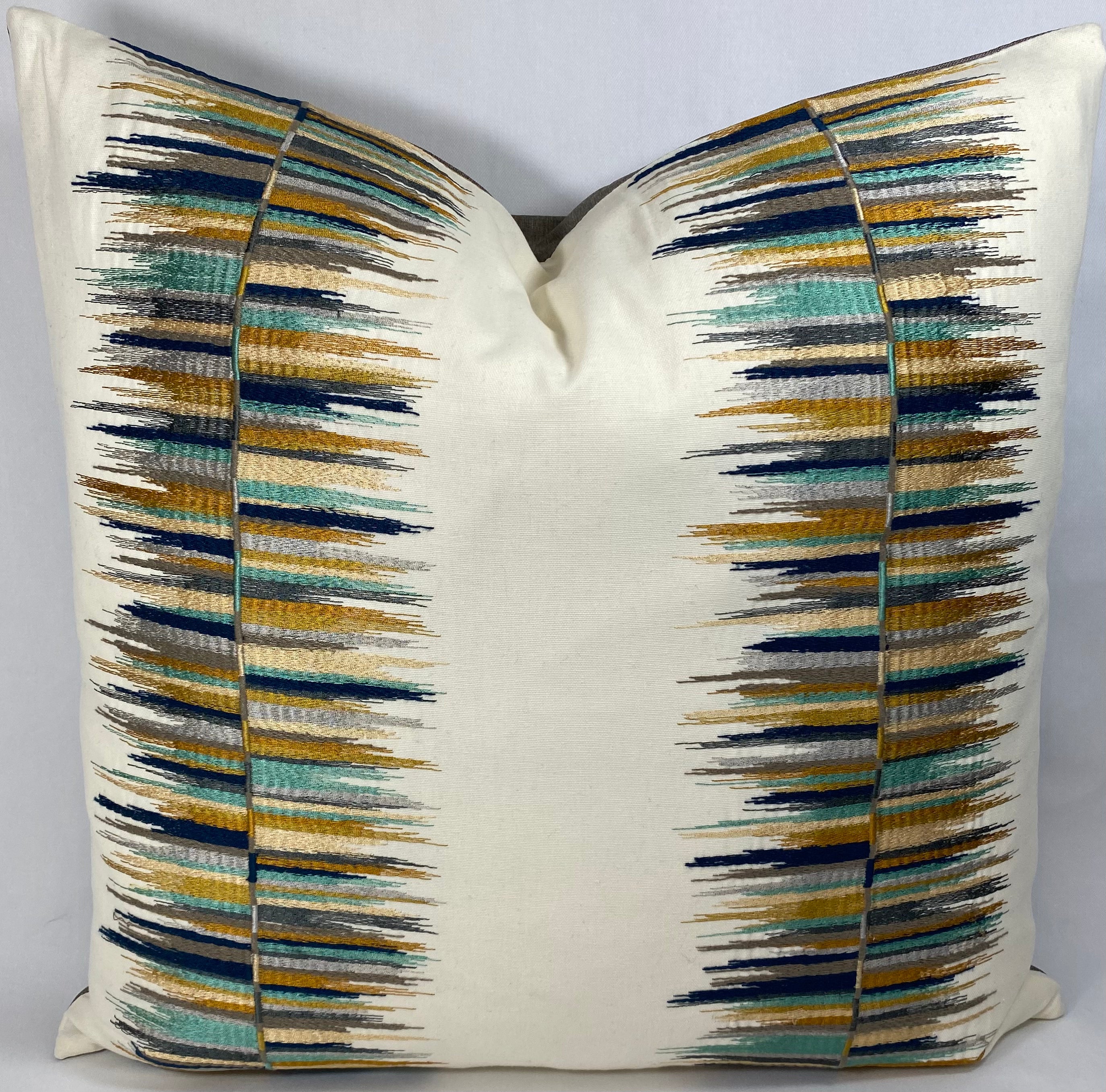 Luxury Pillow - 24" x 24" -  Fun Fair Agate