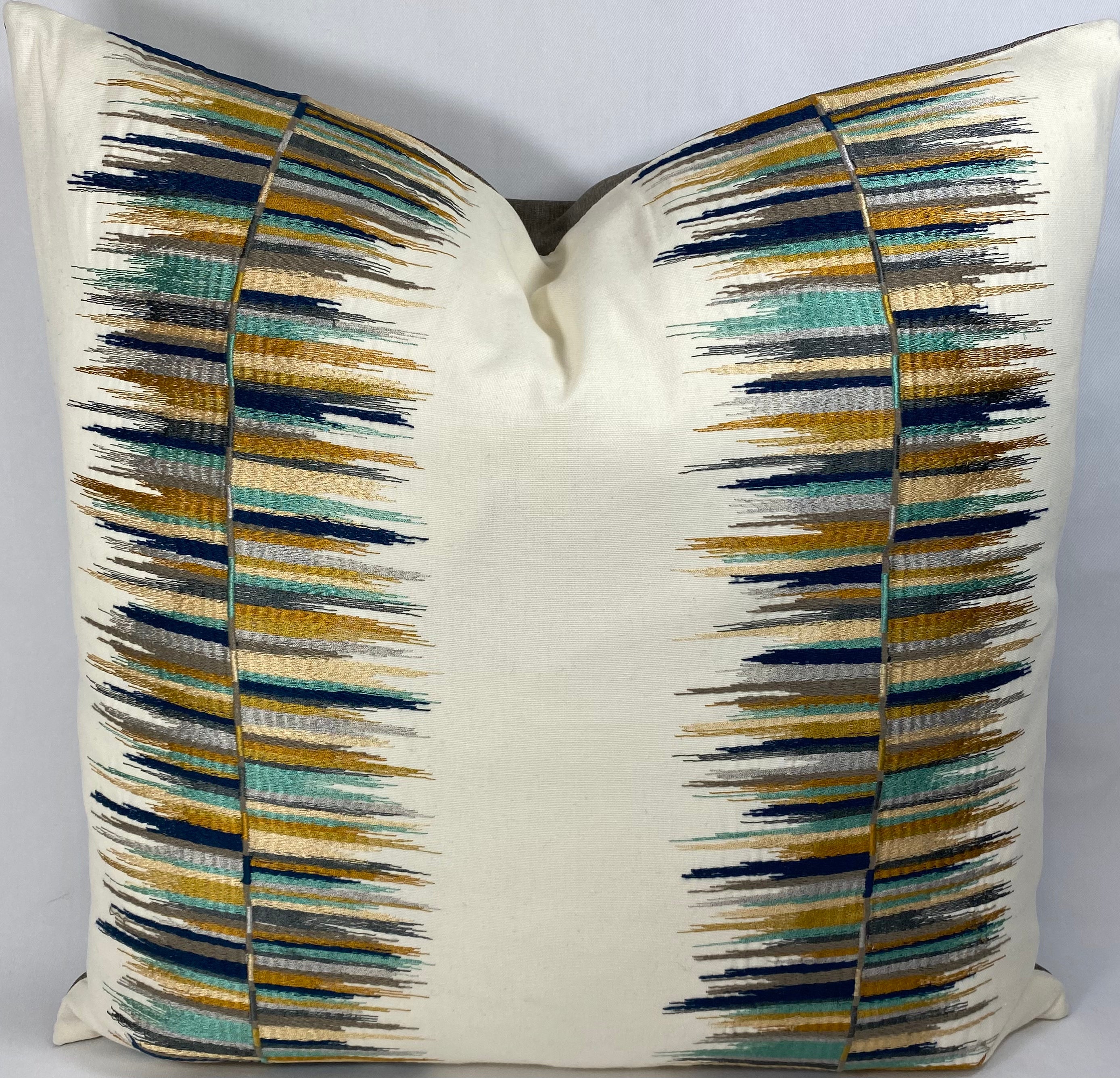 Luxury Pillow - 24" x 24" -  Fun Fair Agate