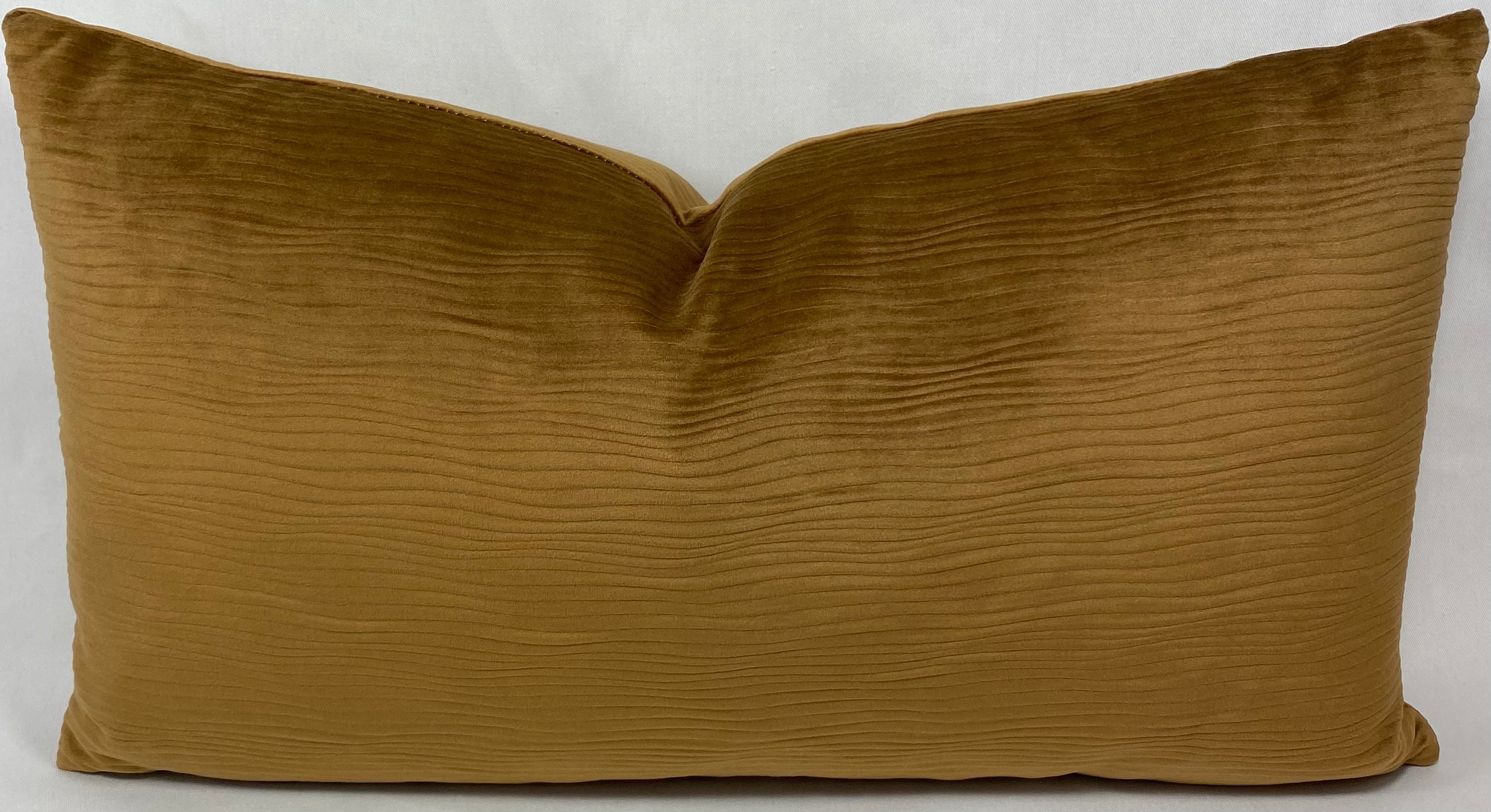 Luxury Lumbar Pillow - 24" x 14" - Stream Walnut